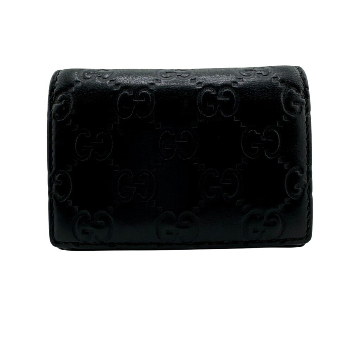 Gucci Black Leather Long Wallet (Bi-Fold) ( )