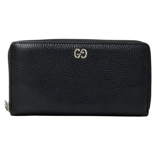 Gucci Black Leather Long Wallet (Bi-Fold) ( )