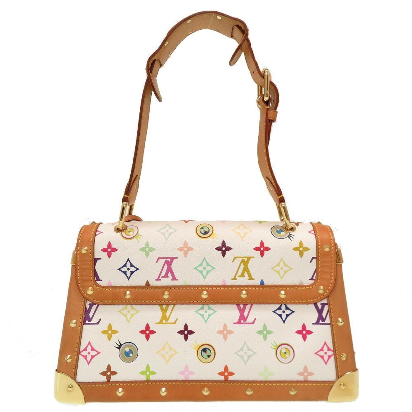 Louis Vuitton Eye Miss You Sack Mule Monogram Multicolor Blanc Handbag Bag White