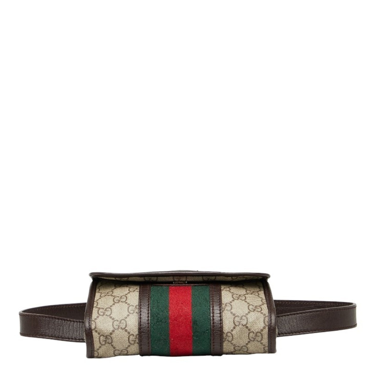 Gucci Sherry Line Beige Multi-Color Pvc Leather Sling Bag ( )