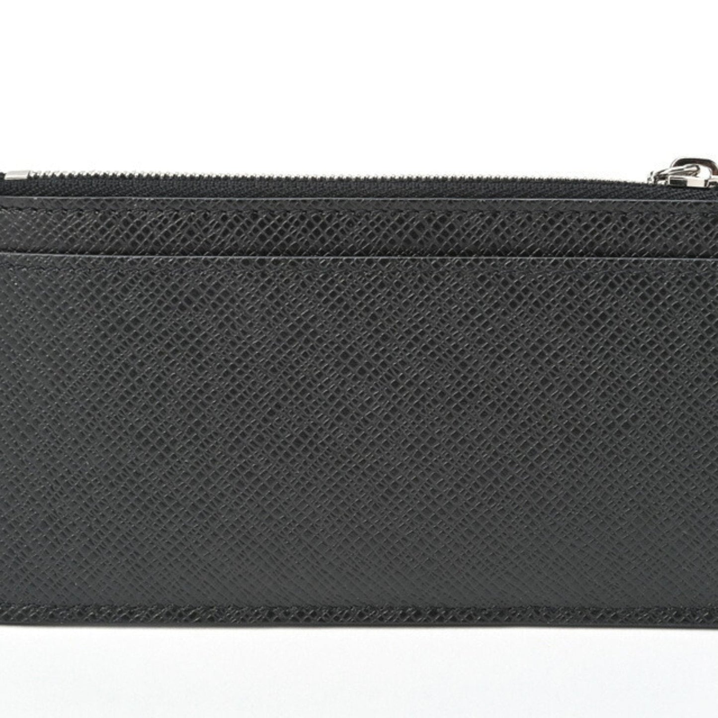 LOUIS VUITTON Coin Card Holder Zip Case M62914 Taiga Noir