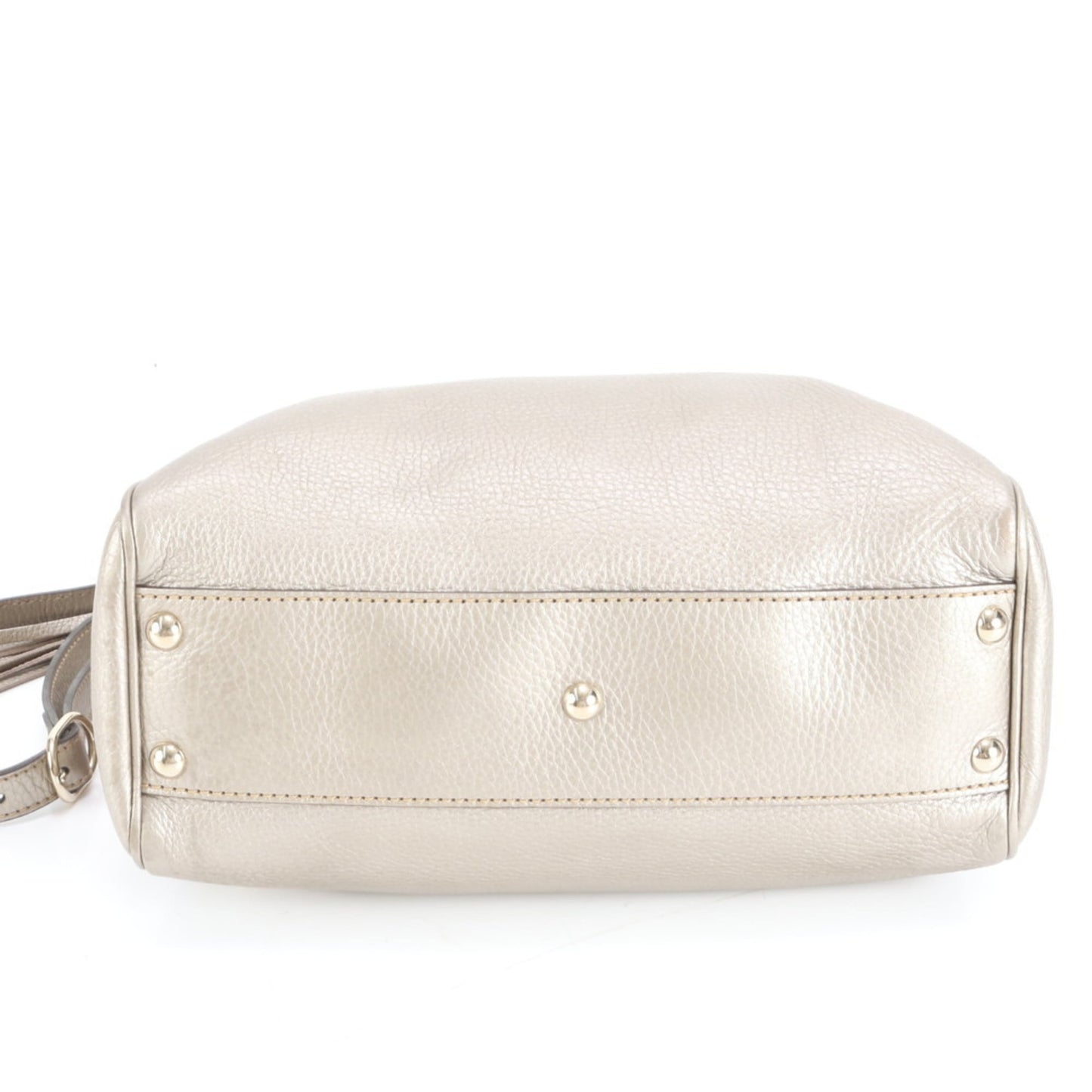 Gucci Gold Leather Shoulder Bag ( )