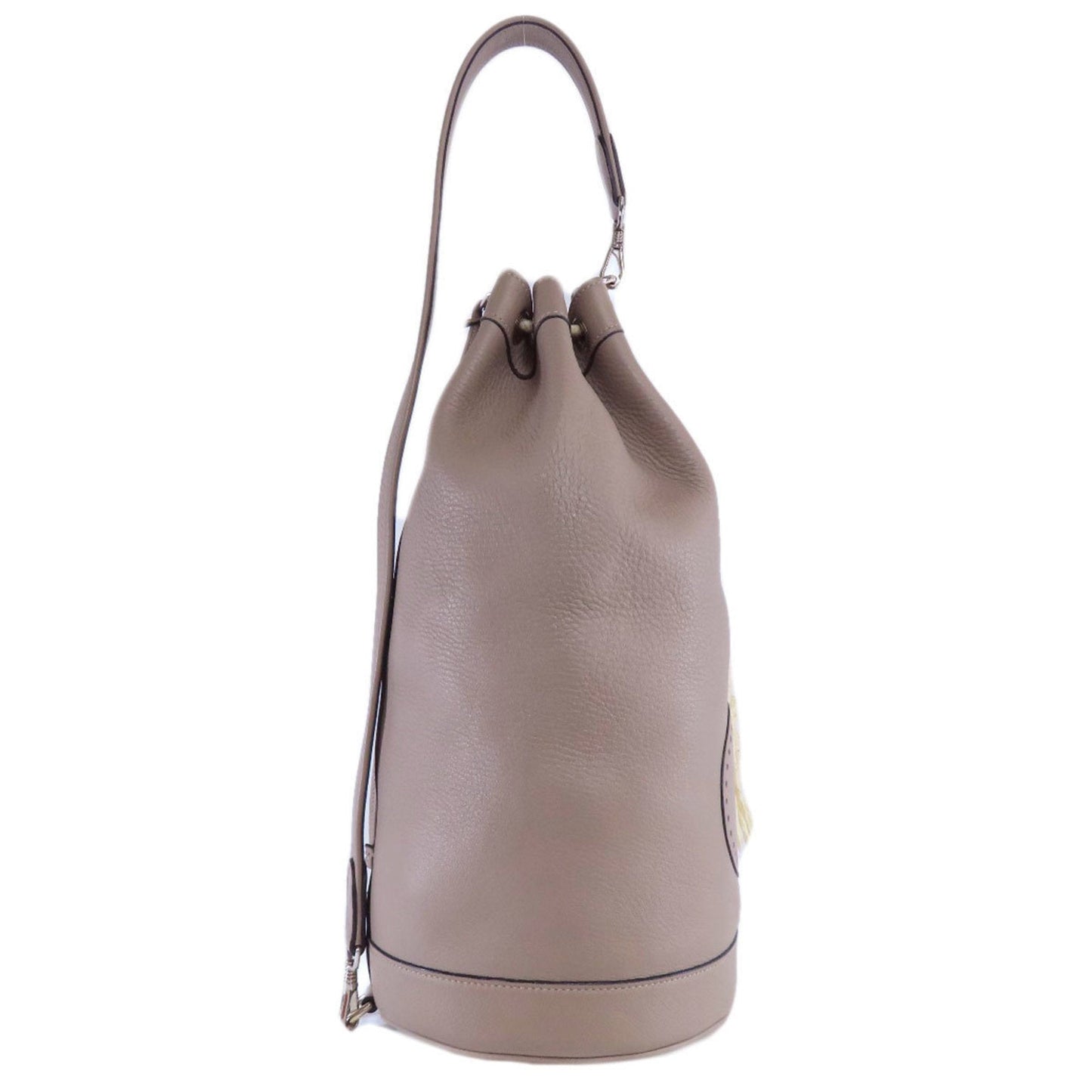 Hermes Gray Leather Tote Bag ( )
