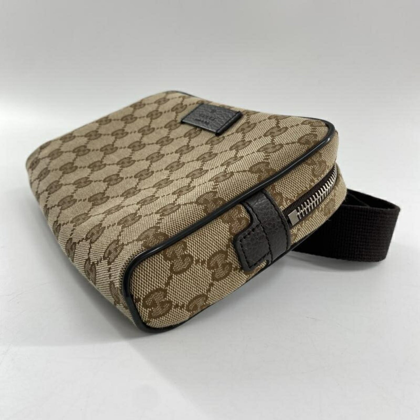 Gucci Gg Canvas Brown Gg Canvas Sling Bag ( )
