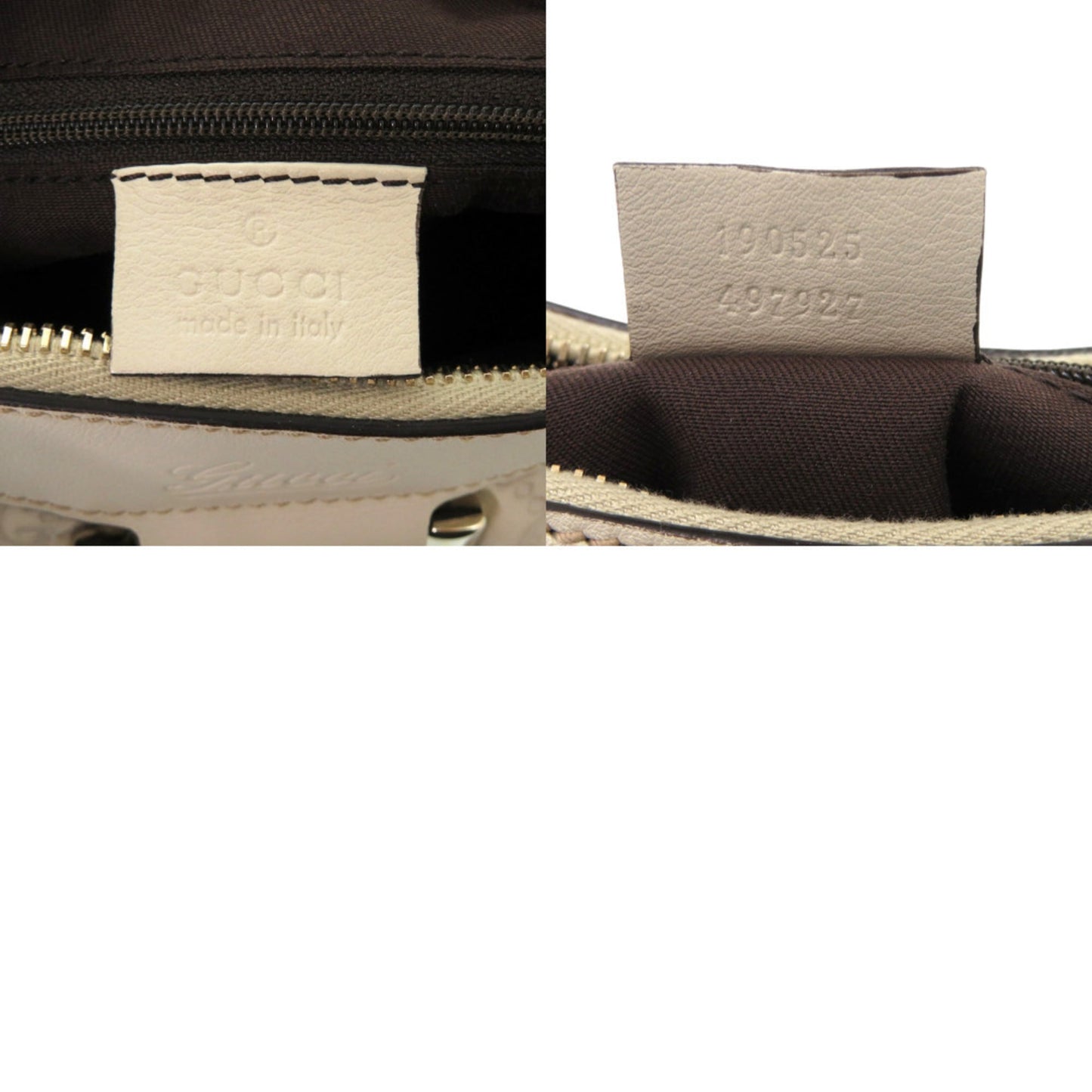 Gucci Ivory White Leather Shoulder Bag ( )