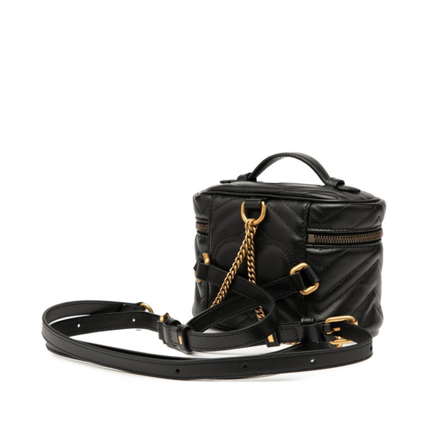 Gucci Black Leather Backpack ( )