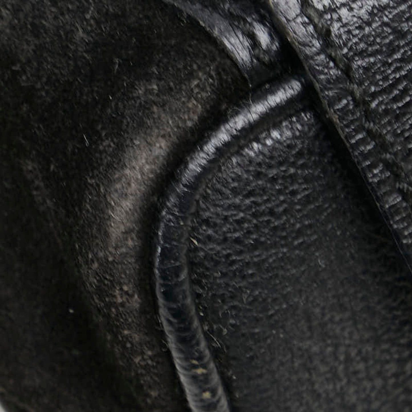 Gucci Black Leather Suede Backpack ( )