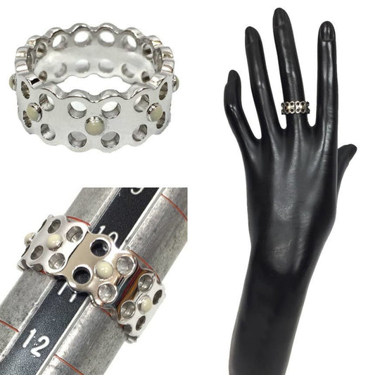 LOUIS VUITTON Berghide and Seek Ring M66662 Argent Silver Size S Daily size approx. 10.5 Vuitton Women's