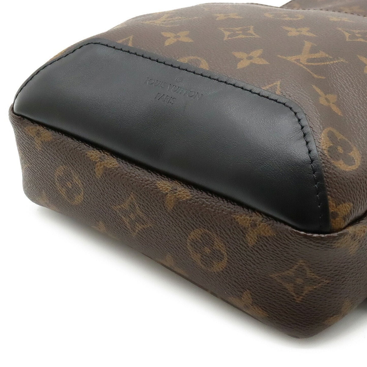 LOUIS VUITTON Monogram Macassar Avenue Sling Bag Body Shoulder M45897