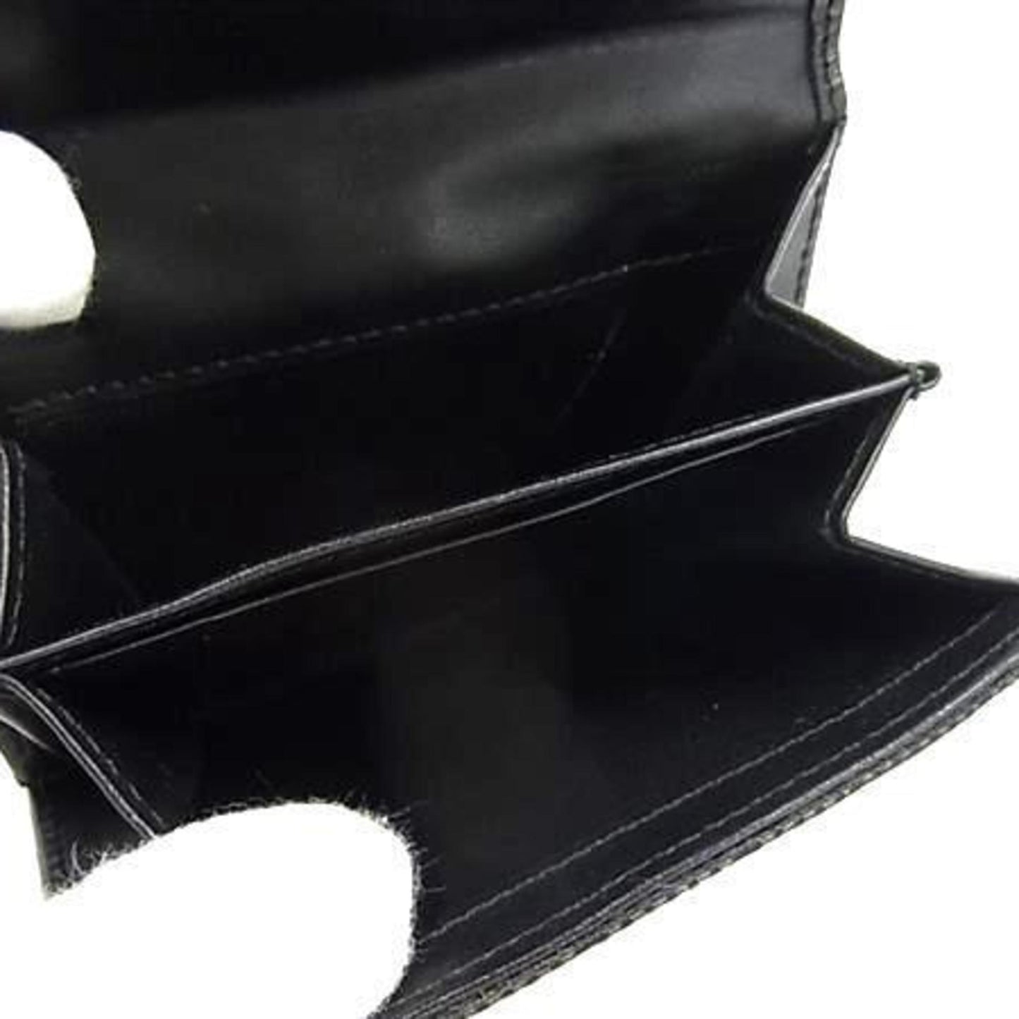 Gucci Black Gg Canvas Leather Wallet (Bi-Fold) ( )