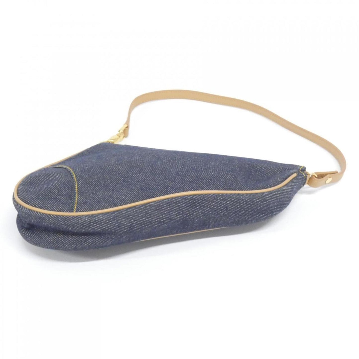 Christian Dior Blue Denim Shoulder Bag ()