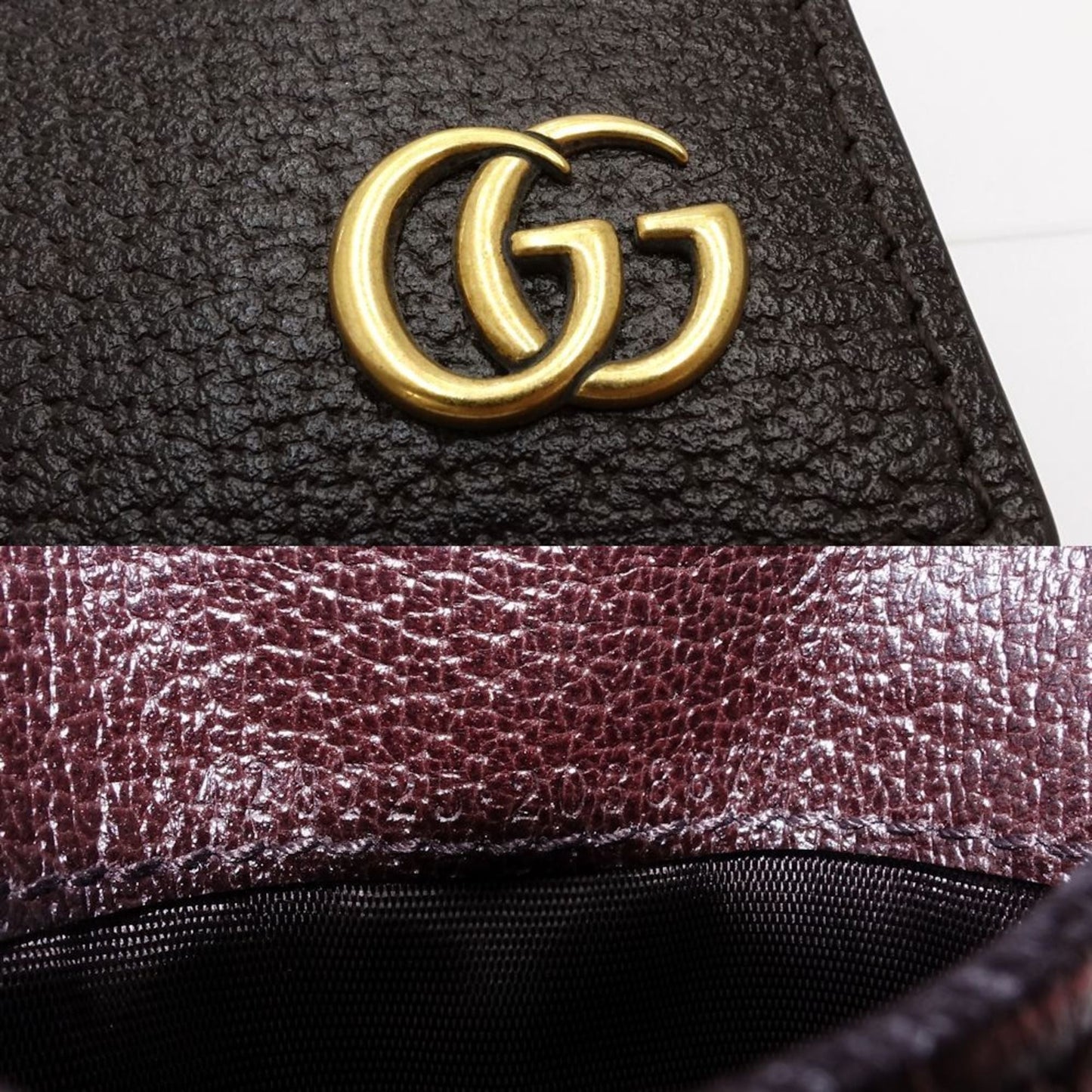 Gucci Dark Brown Leather Wallet (Bi-Fold) ( )