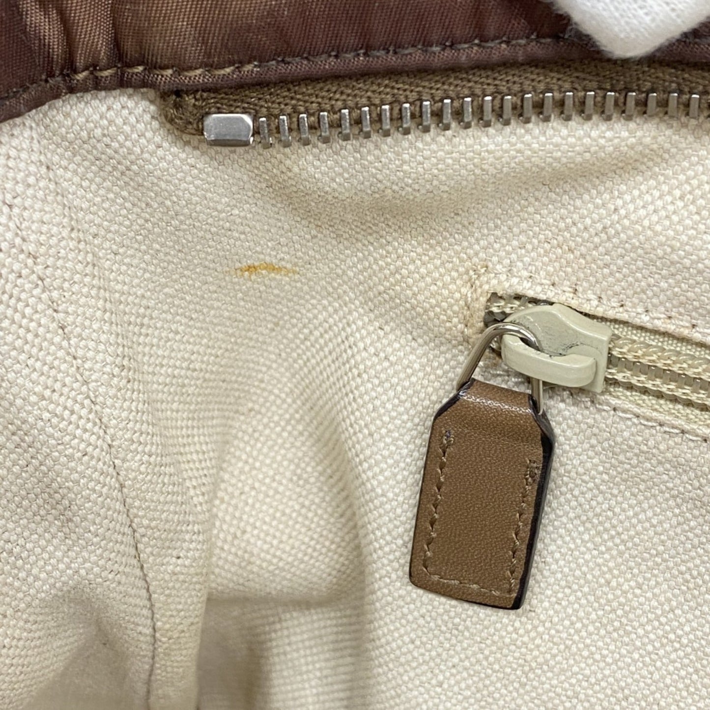 Gucci Brown Nylon Shoulder Bag ( )