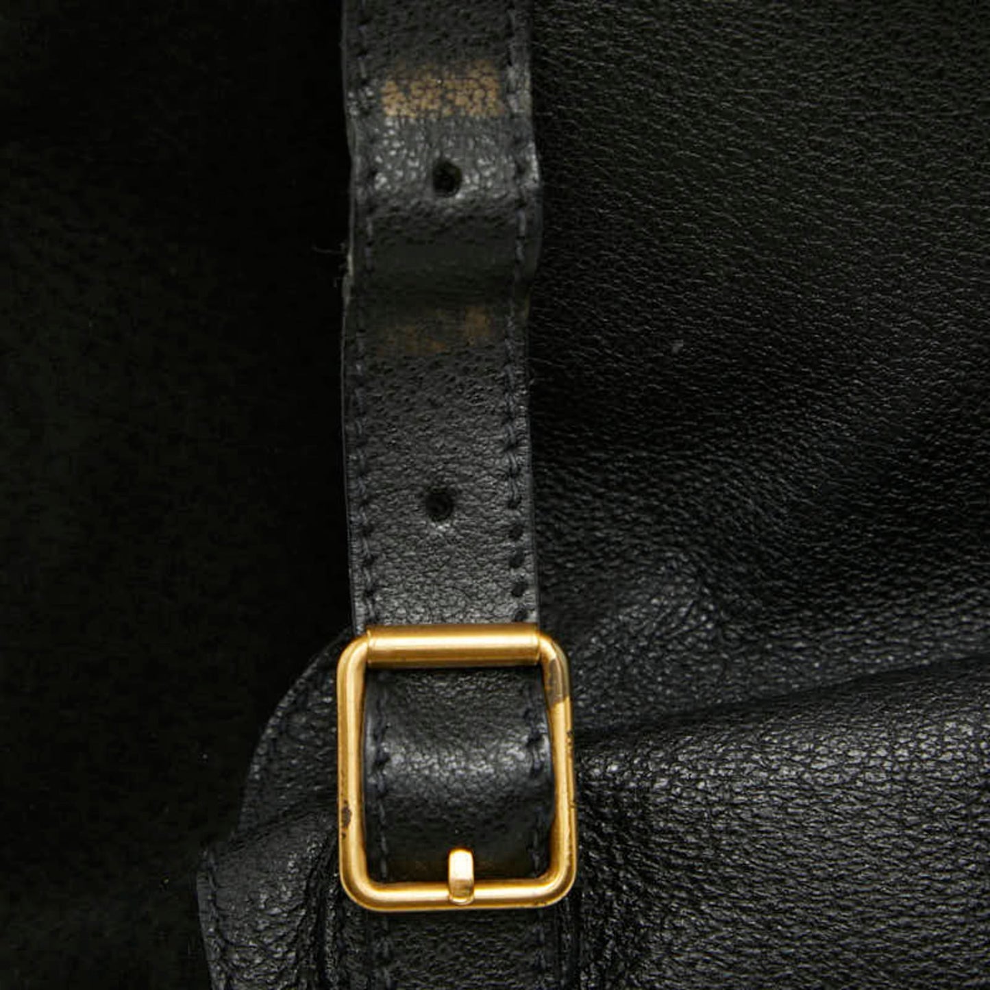 Gucci Black Leather Backpack ( )