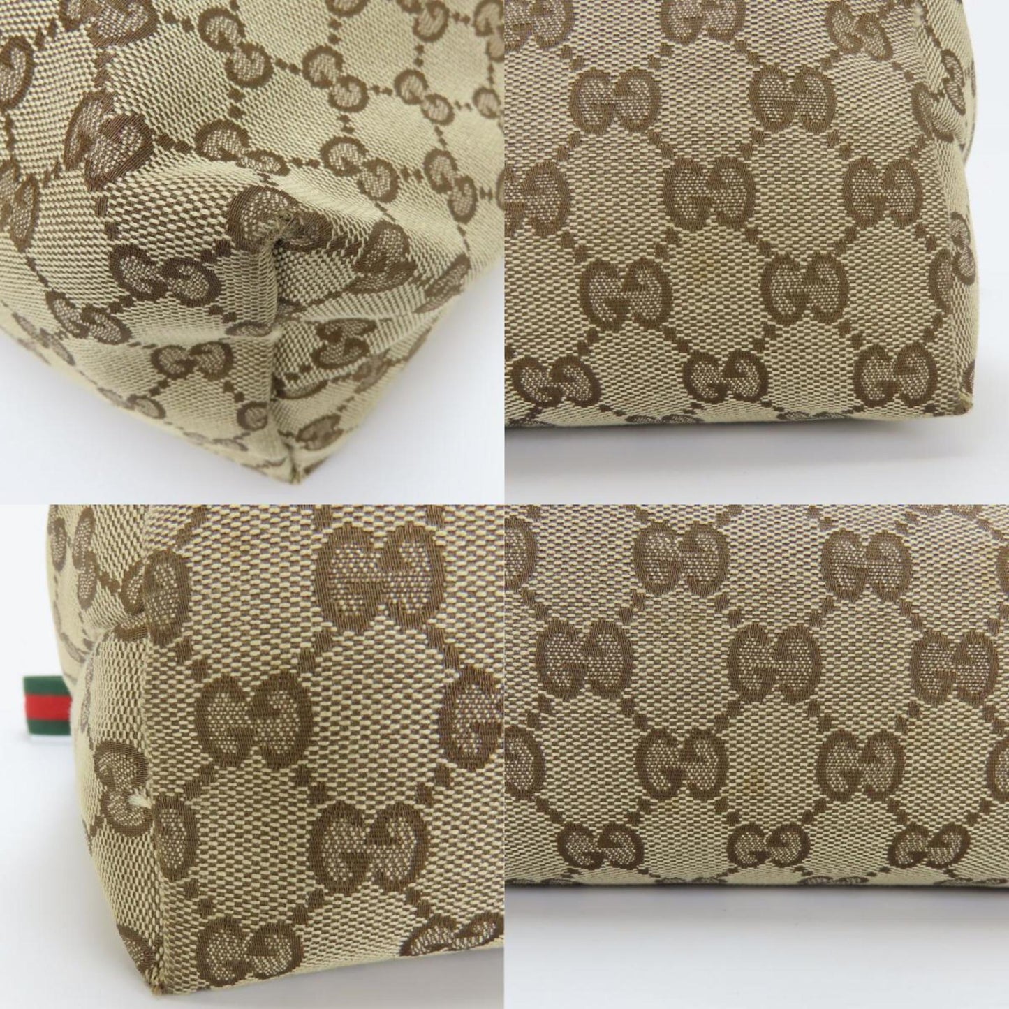 Gucci Beige Gg Canvas Shoulder Bag ( )