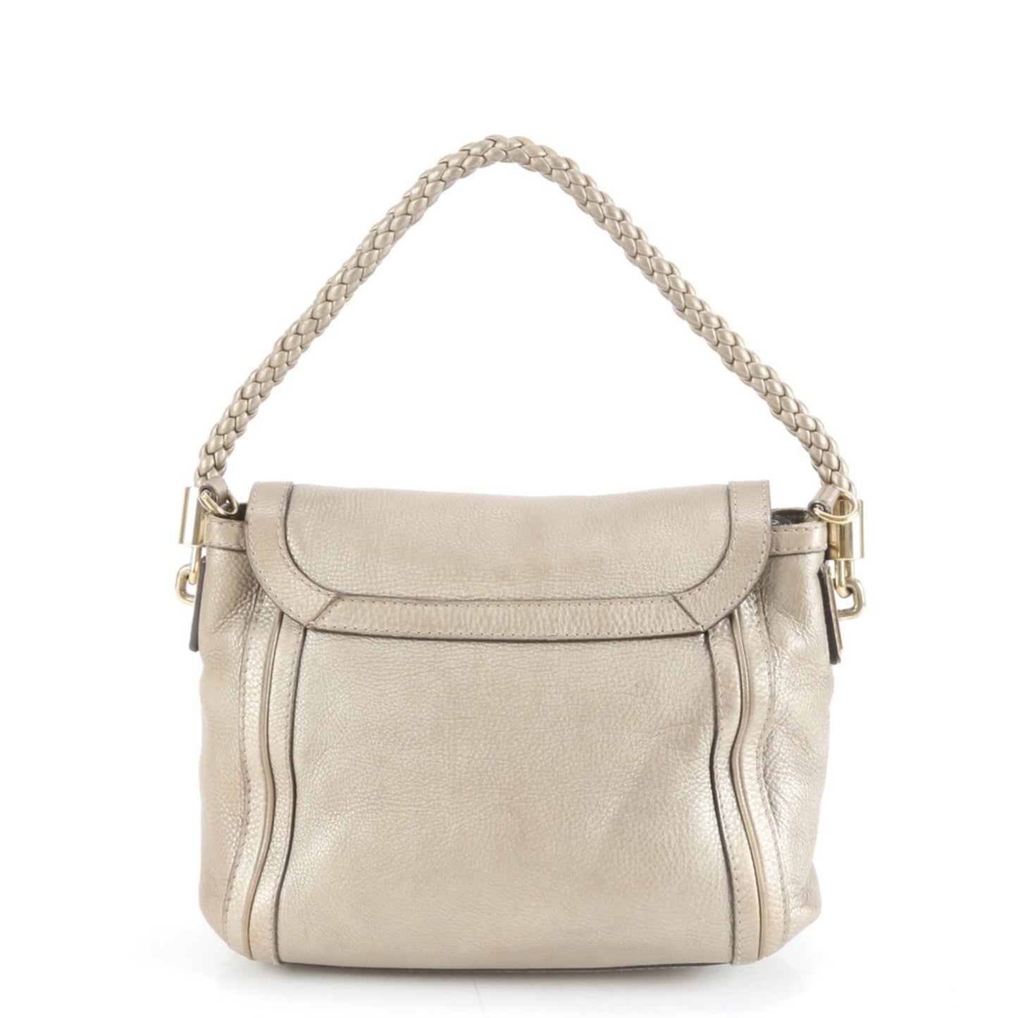 Gucci Gold Leather Shoulder Bag ( )