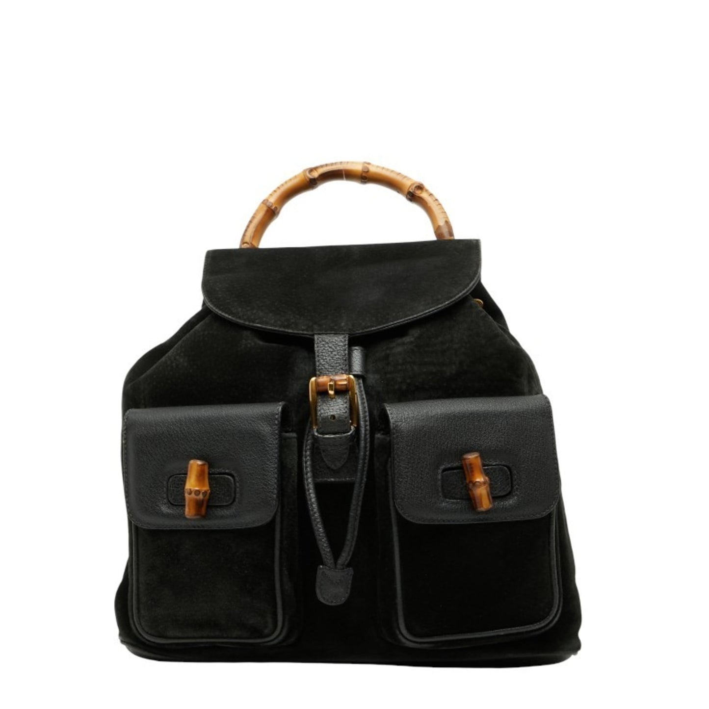 Gucci Black Leather Backpack ( )