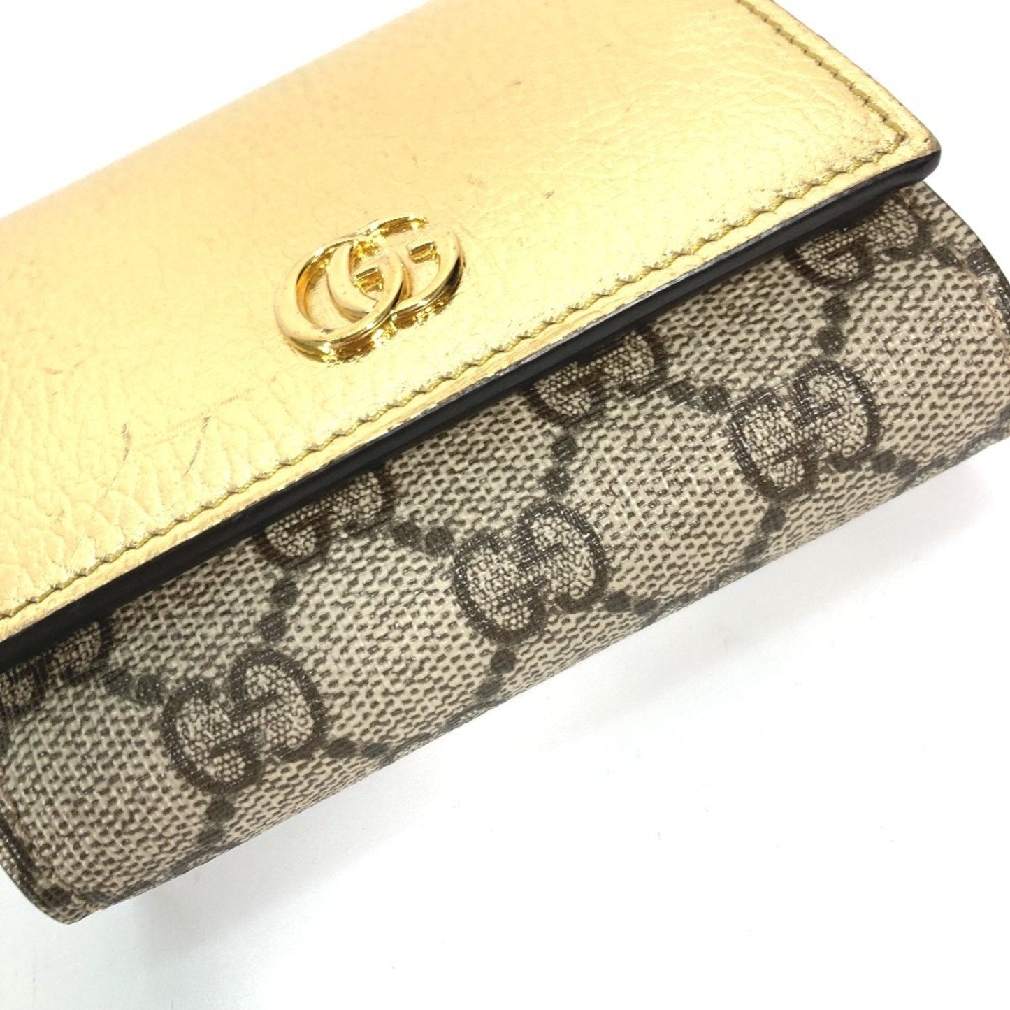 Gucci Beige Leather Wallet (Bi-Fold) ( )