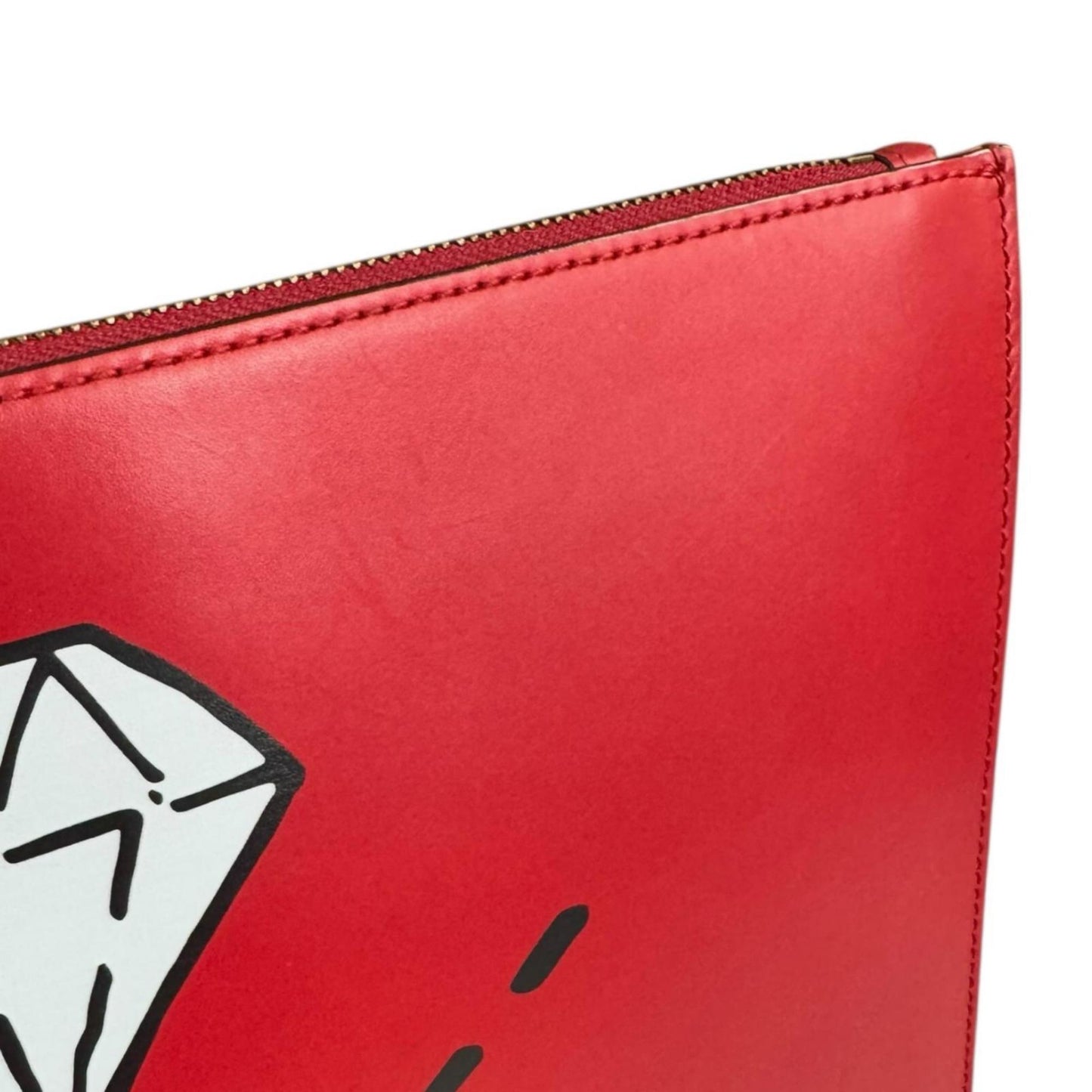 Gucci Red Color Leather Shoulder Bag ( )