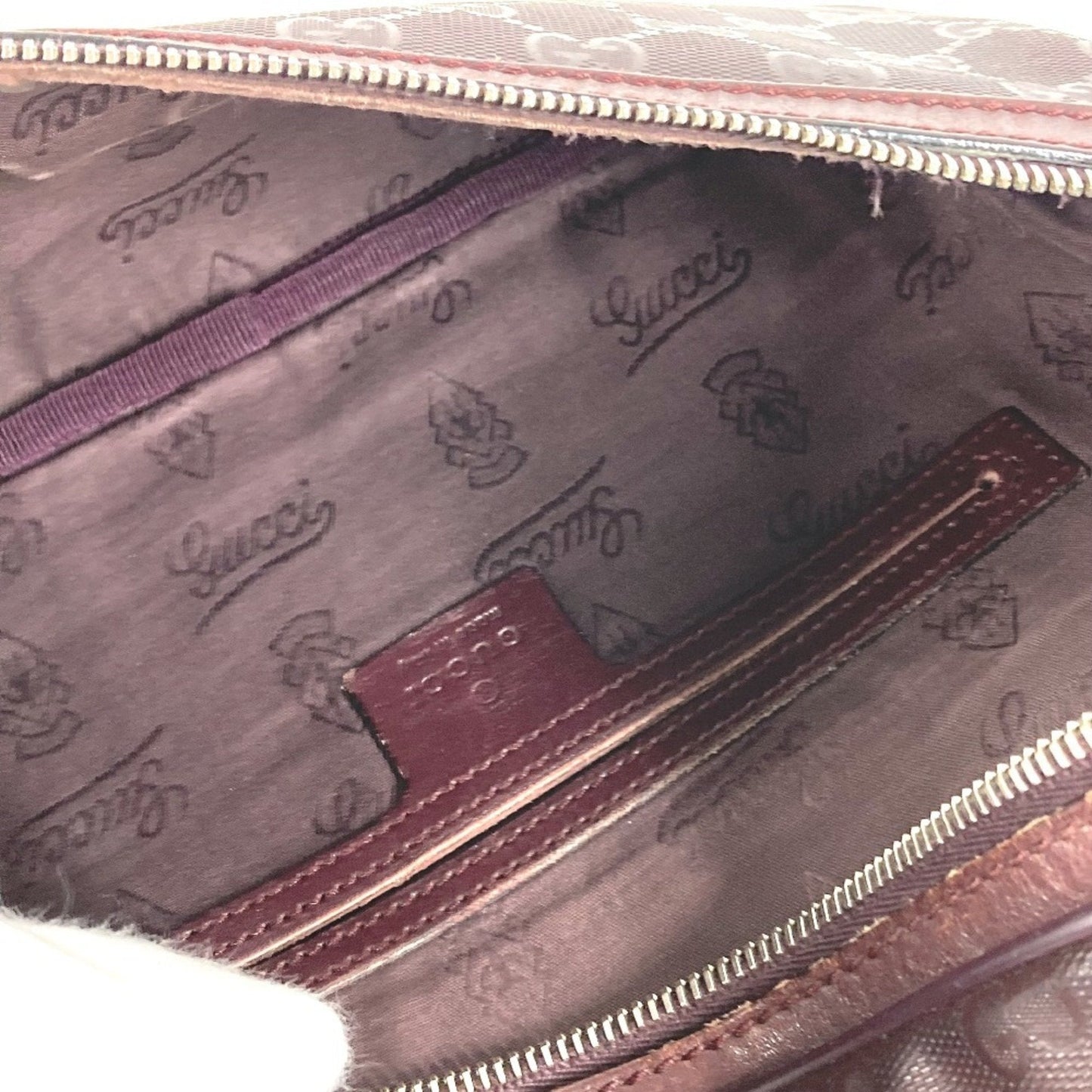 Gucci Purple Pvc Leather Shoulder Bag Sling Bag ( )