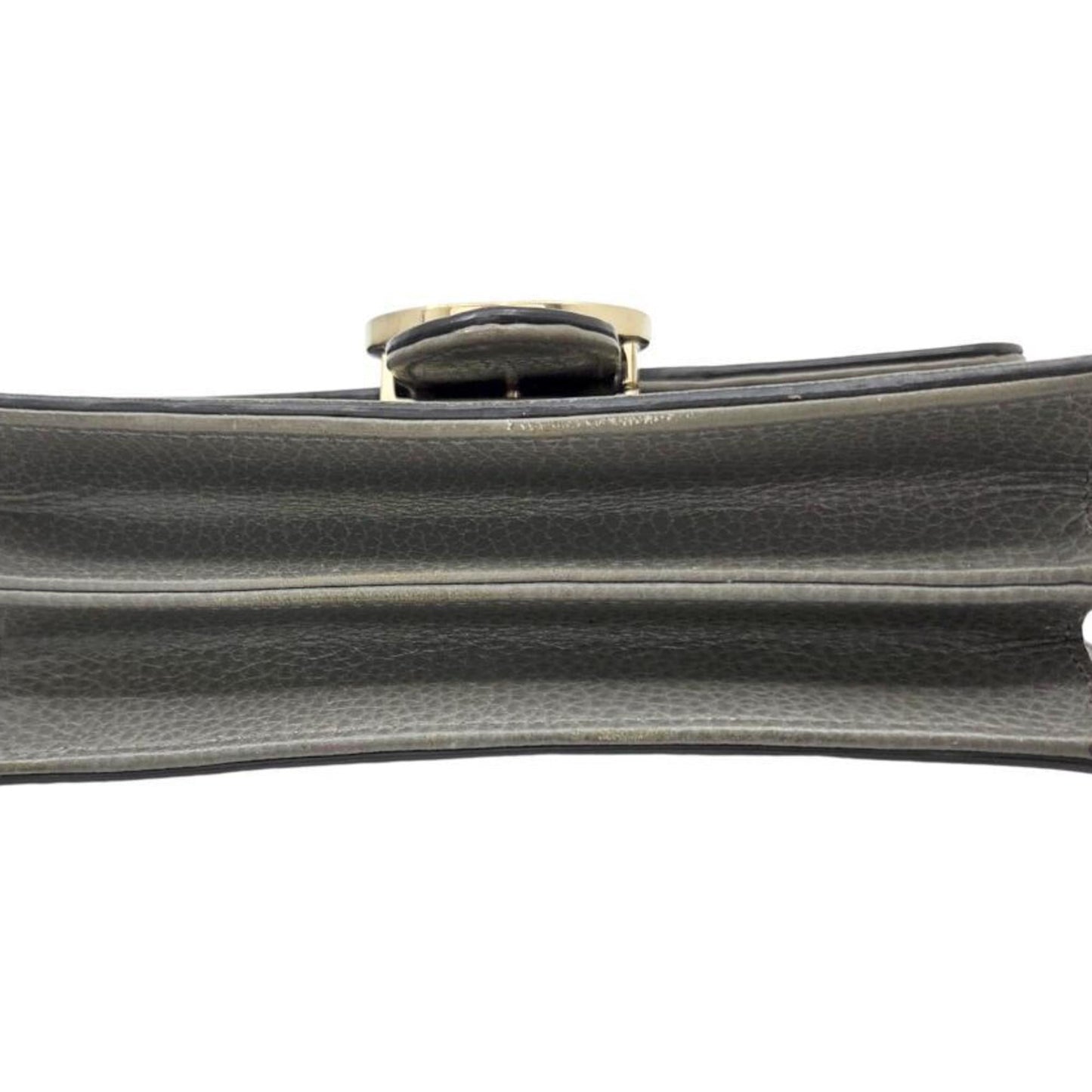 Gucci Gray Leather Shoulder Bag ( )