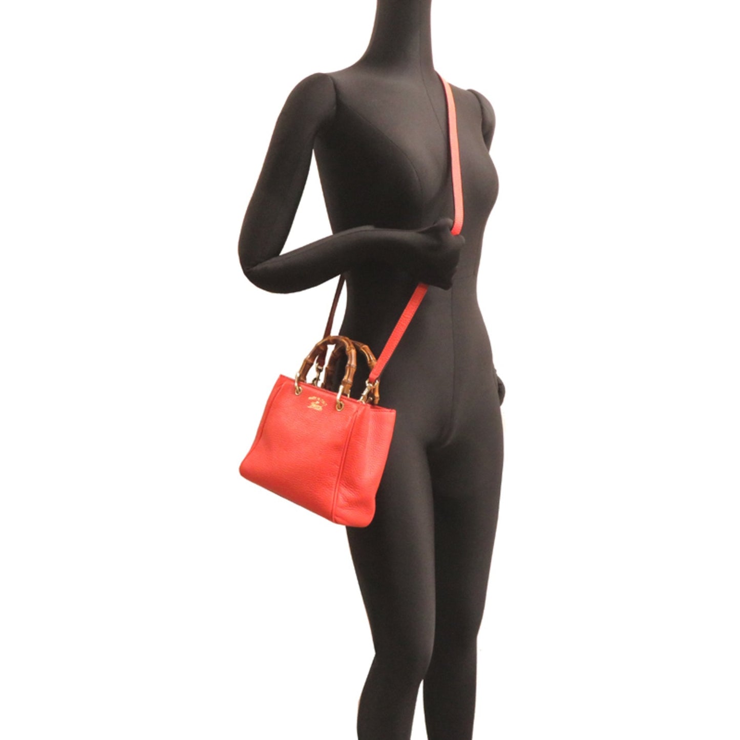 Gucci Orange Leather Handbag ( )