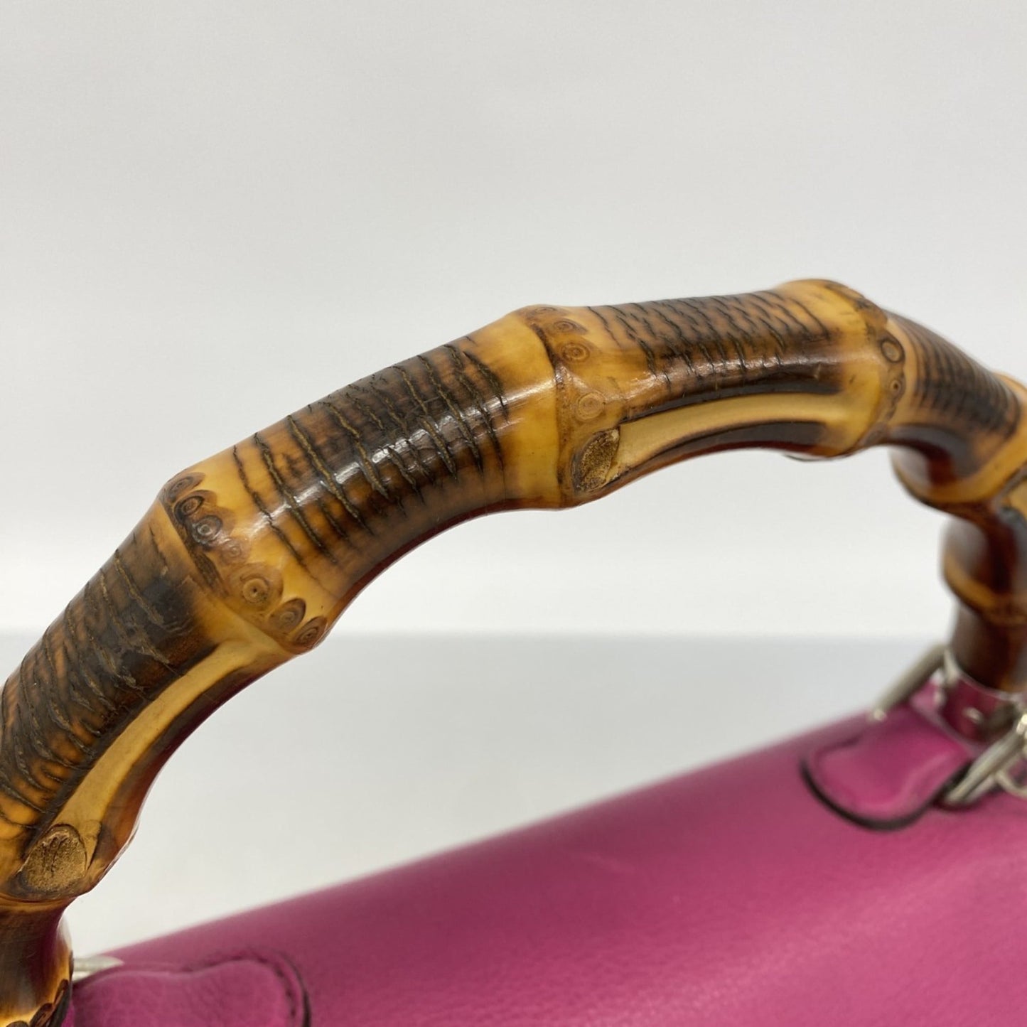 Gucci Purple Leather Handbag ( )
