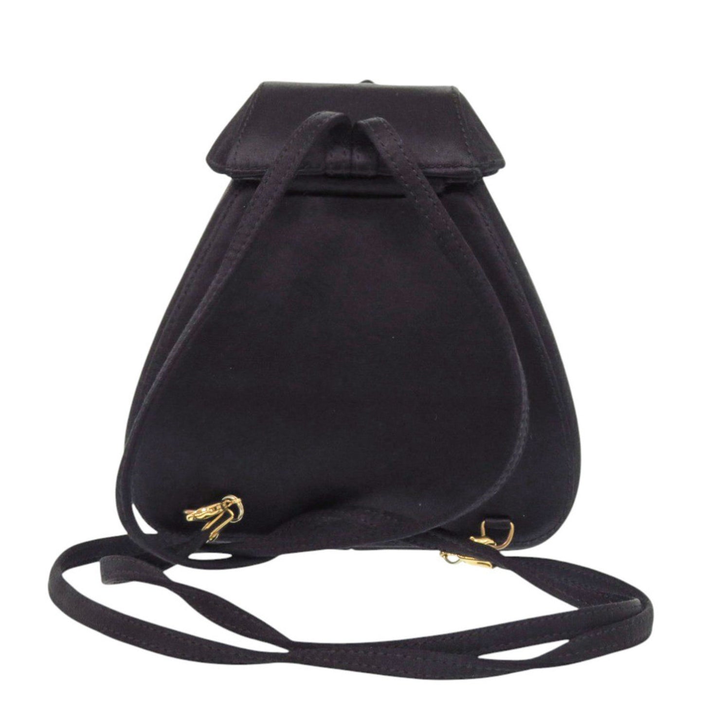 Gucci Black Satin Rhinestone Backpack ( )