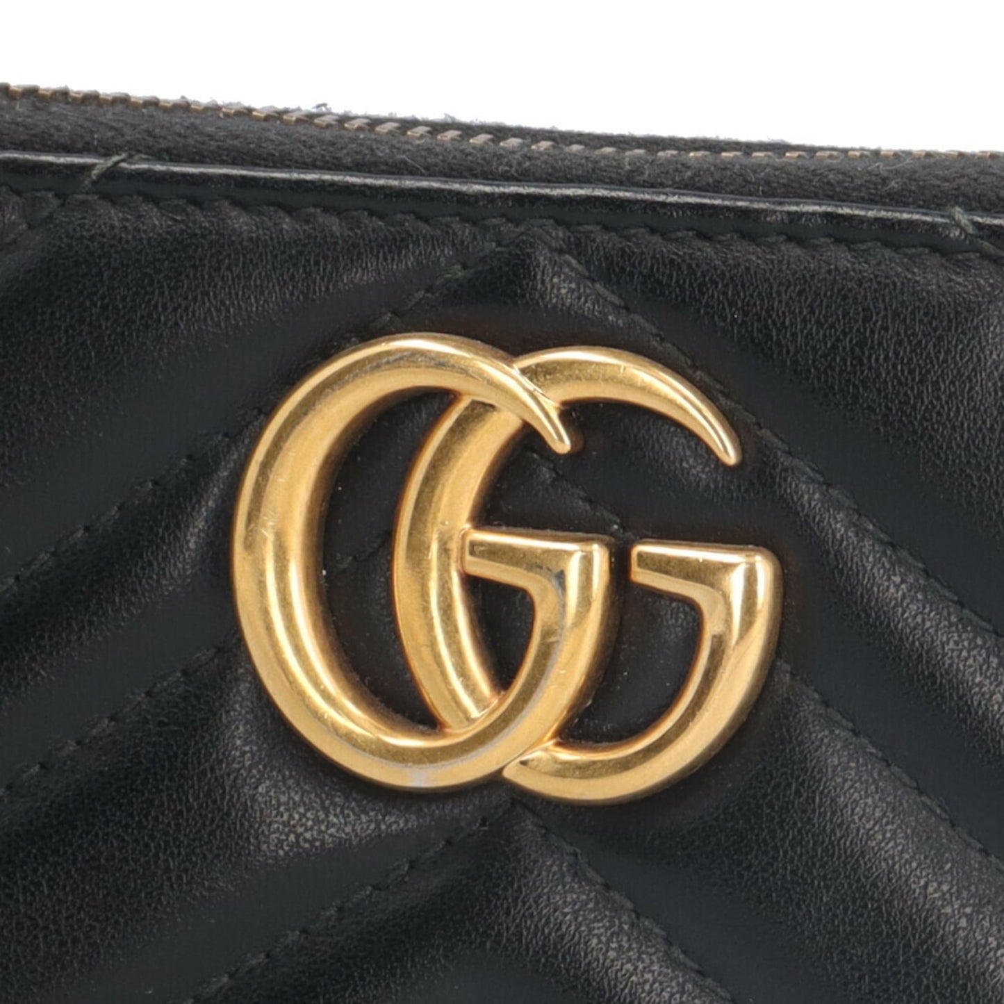 Gucci Black Leather Coin Purse/Coin Case ( )