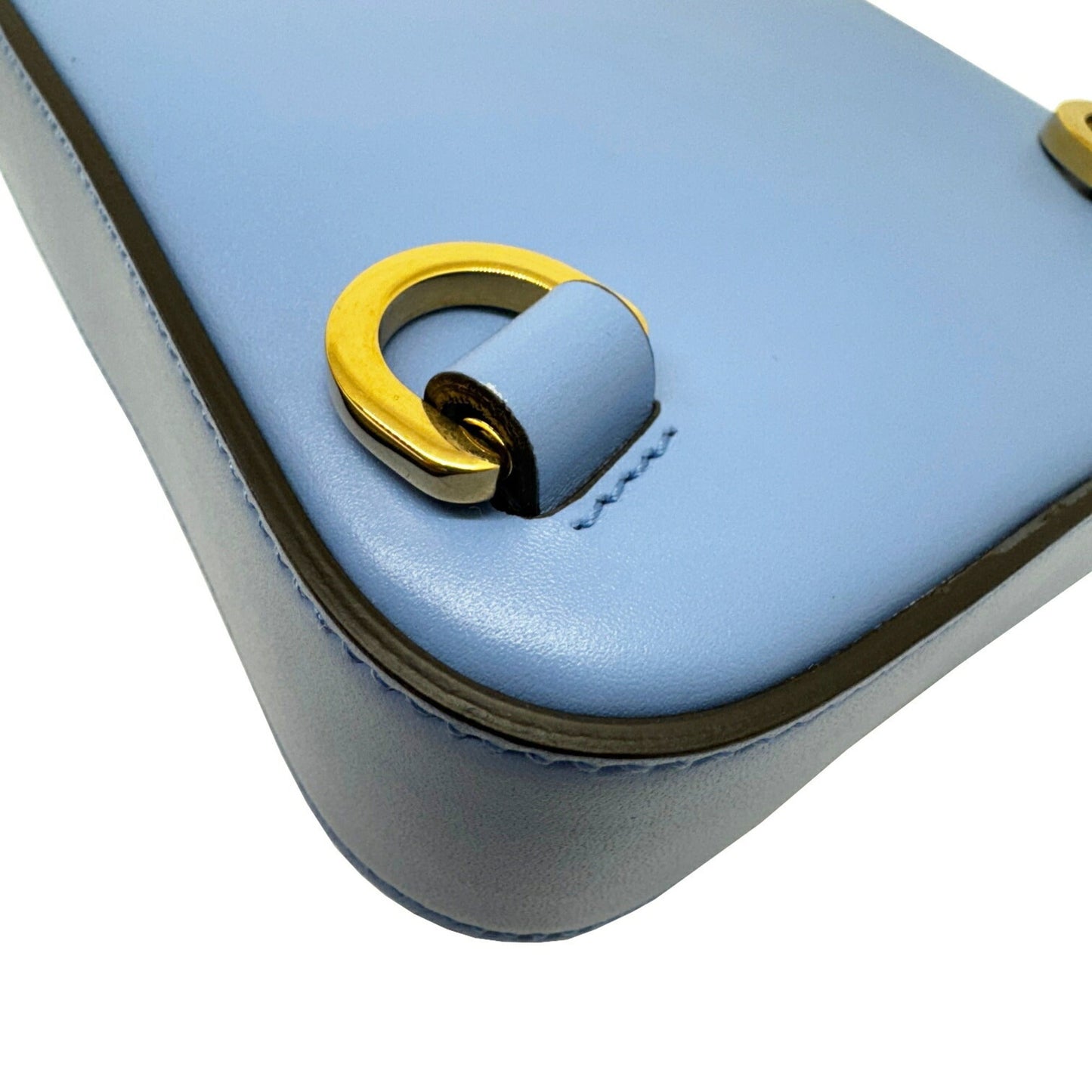 Gucci Light Blue Leather Handbag Shoulder Bag ( )