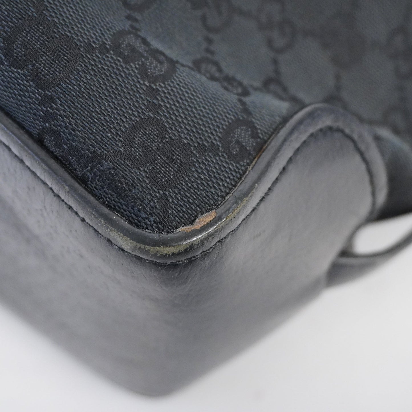 GUCCI Auth  GG Canvas Tote Bag 106251 Women's Tote Bag Black