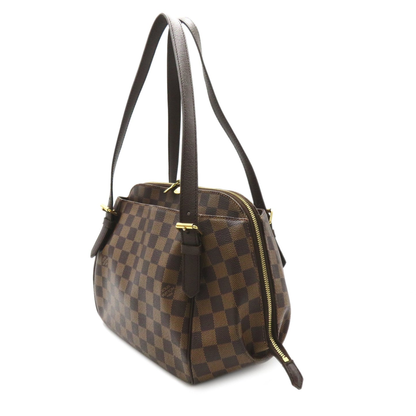 LOUIS VUITTON Belem Brown Ebene Damier PVC coated canvas N51174