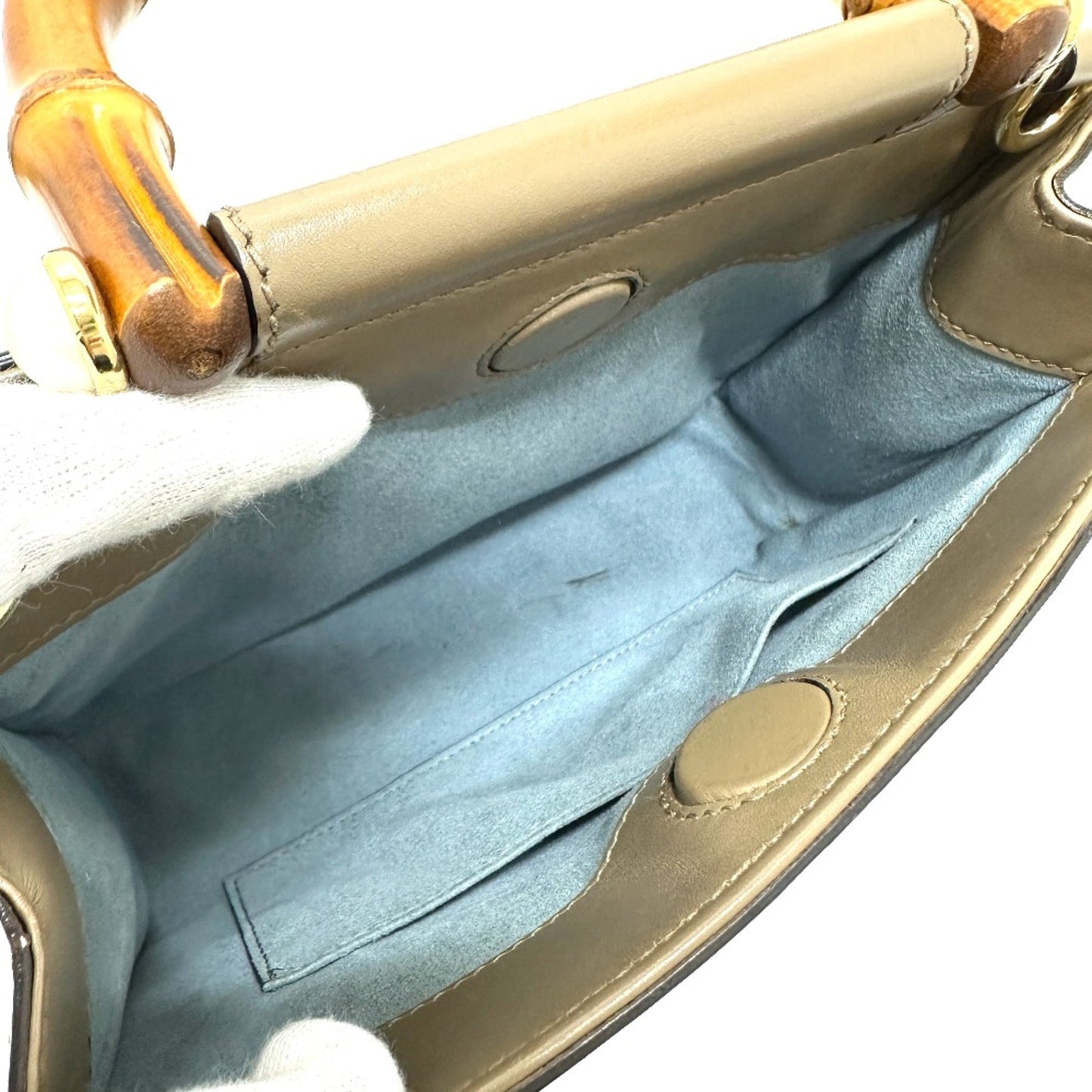 Gucci Brown Leather Handbag ( )
