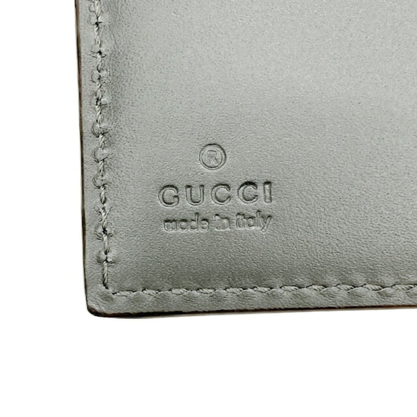 Gucci Gray Leather Wallet (Bi-Fold) ( )