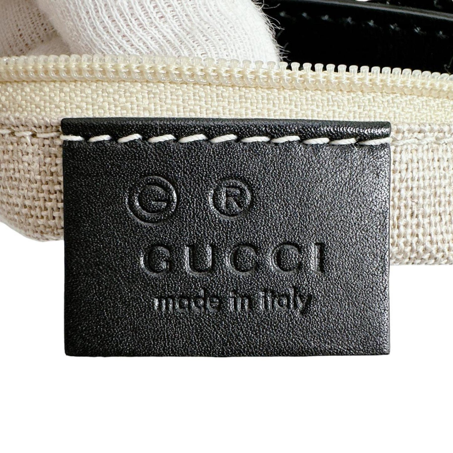 Gucci Black Leather Shoulder Bag ( )