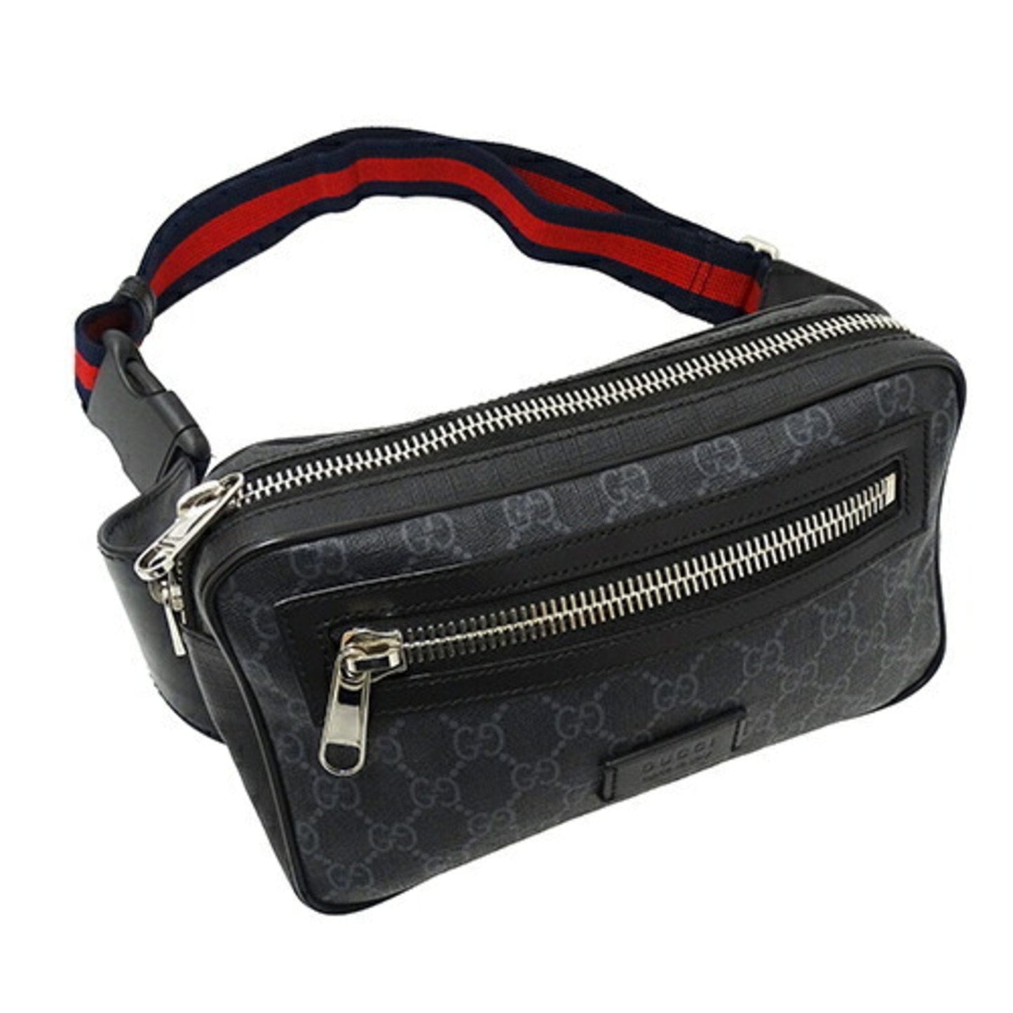 Gucci Black Gg Supreme Sling Bag ( )