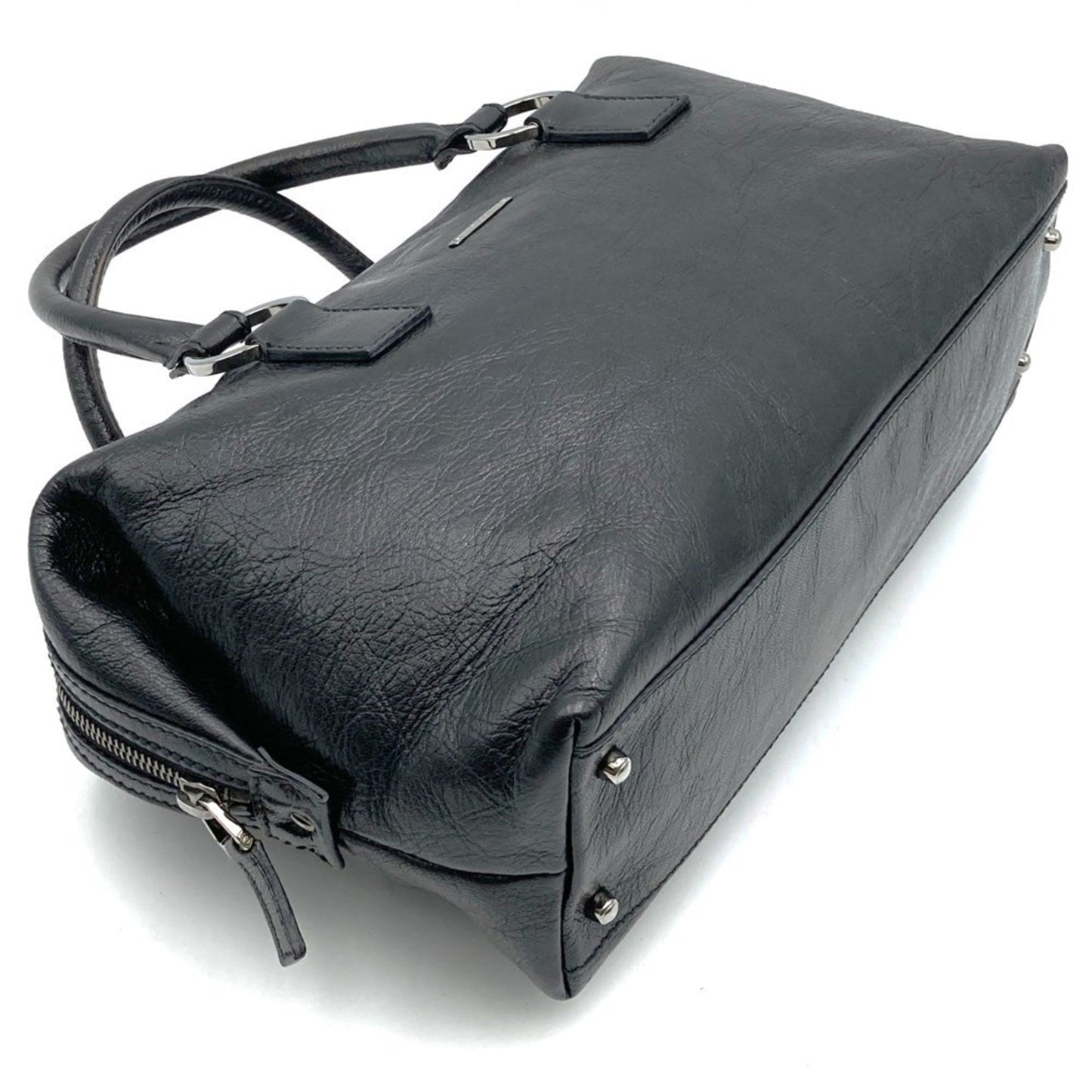 Gucci Black Leather Handbag ( )