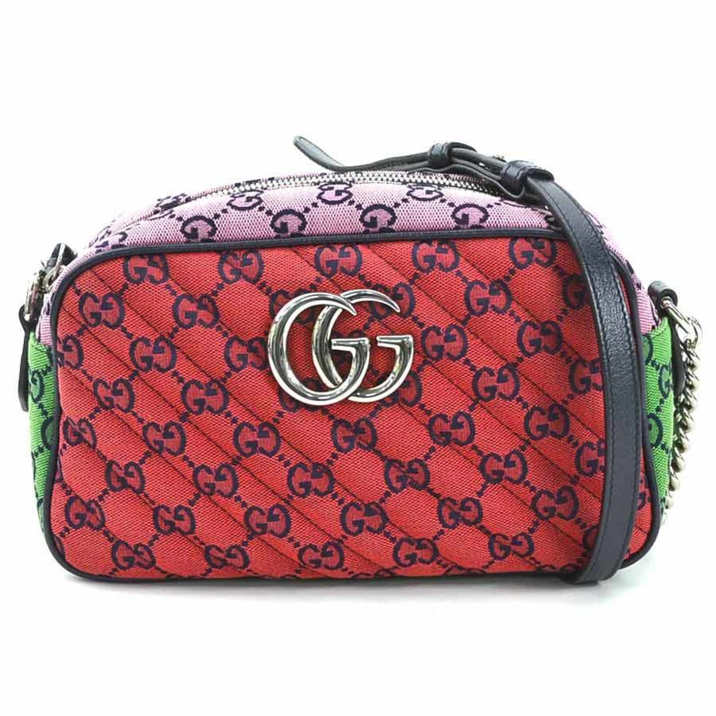 Gucci Leather Canvas Shoulder Bag
