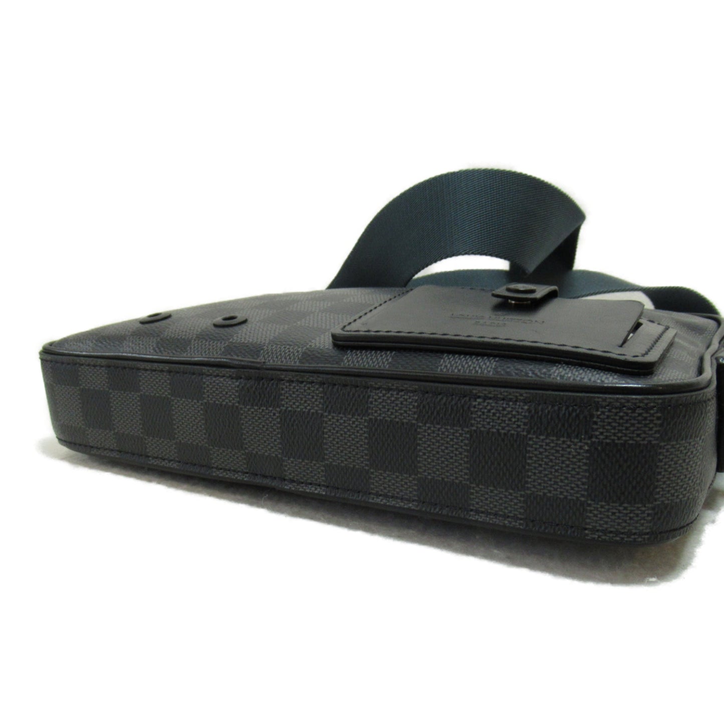 LOUIS VUITTON Alpha Messenger Black Navy Damier PVC coated canvas Handbag