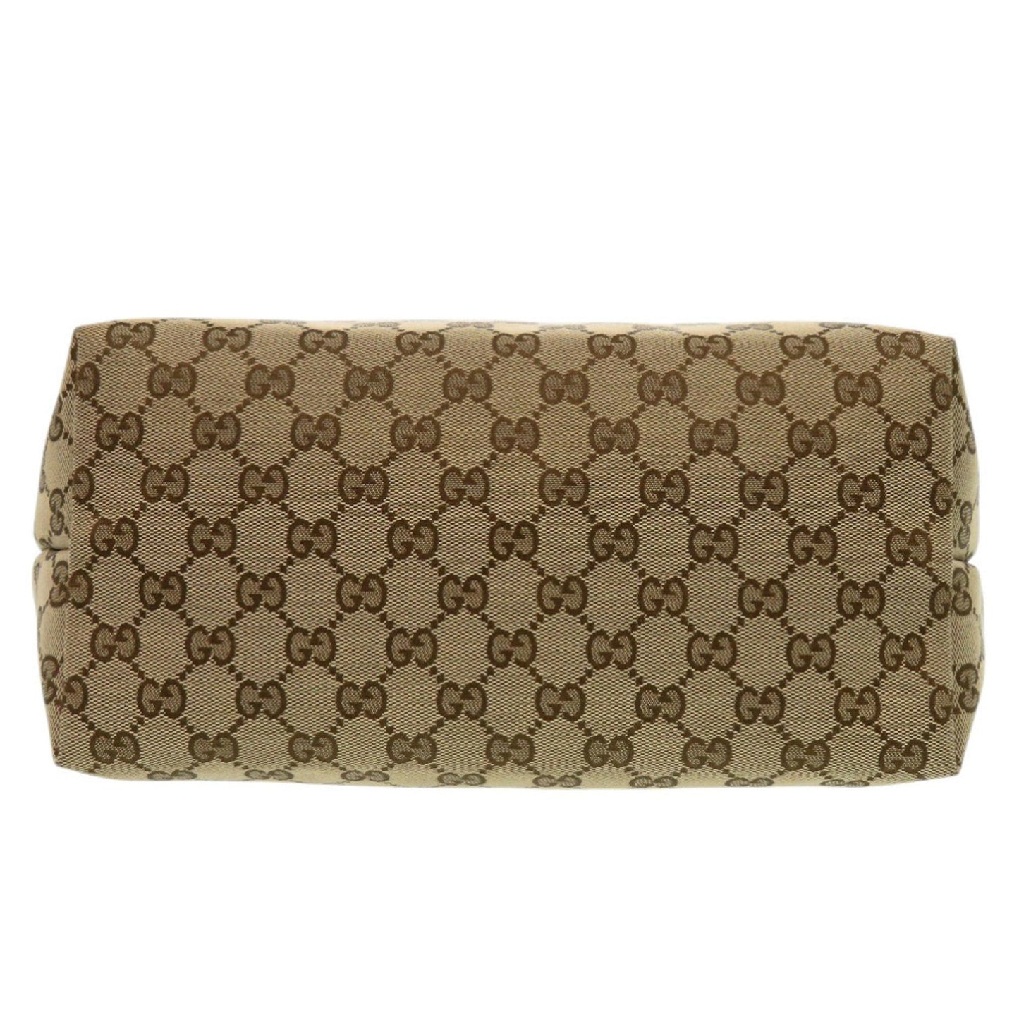 Gucci Beige Black Gg Canvas Tote Bag ( )