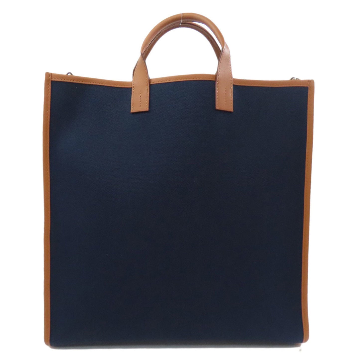Hermes Navy Toile Officier Handbag ( )