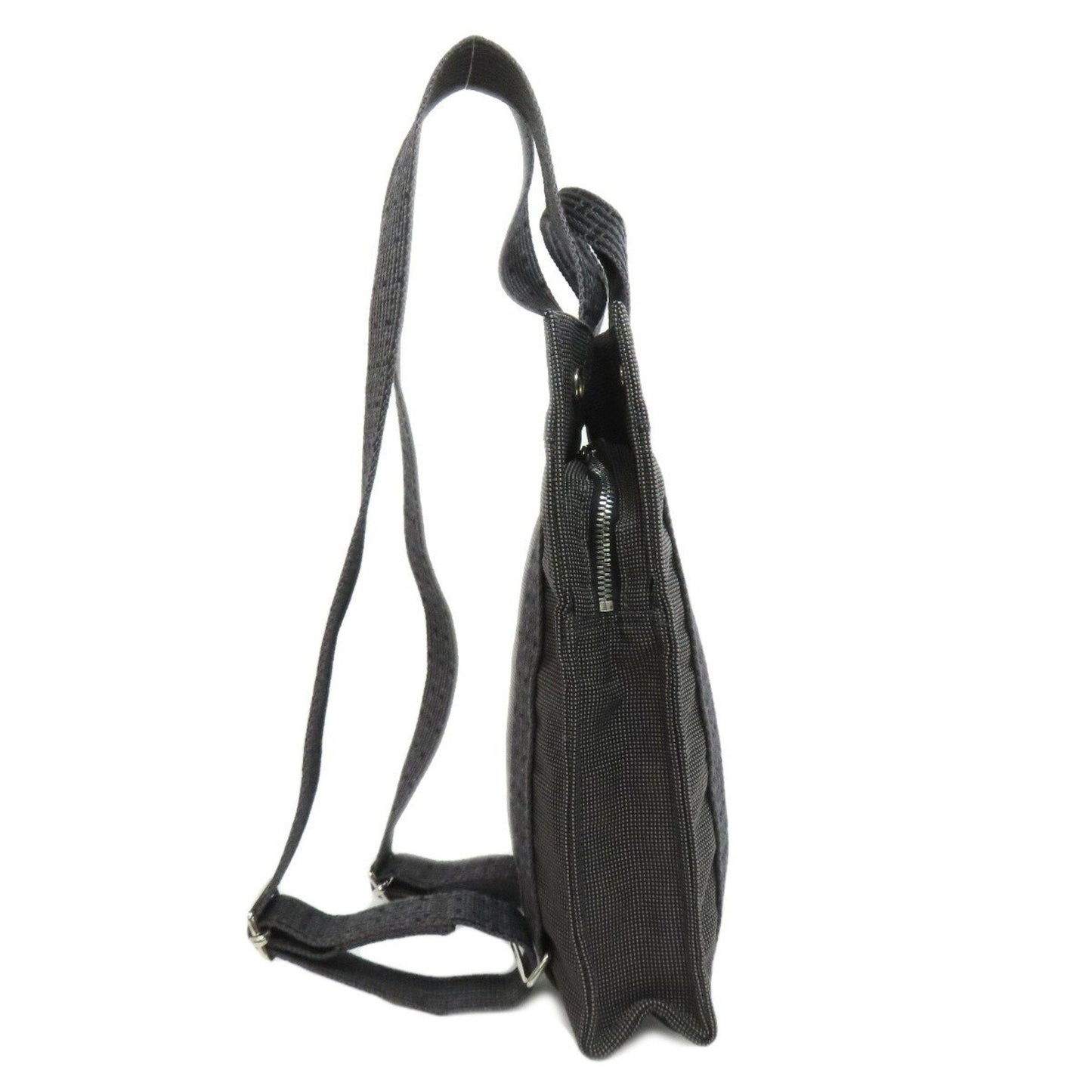 Hermes Her Line Gray Canvas Handbag ( )