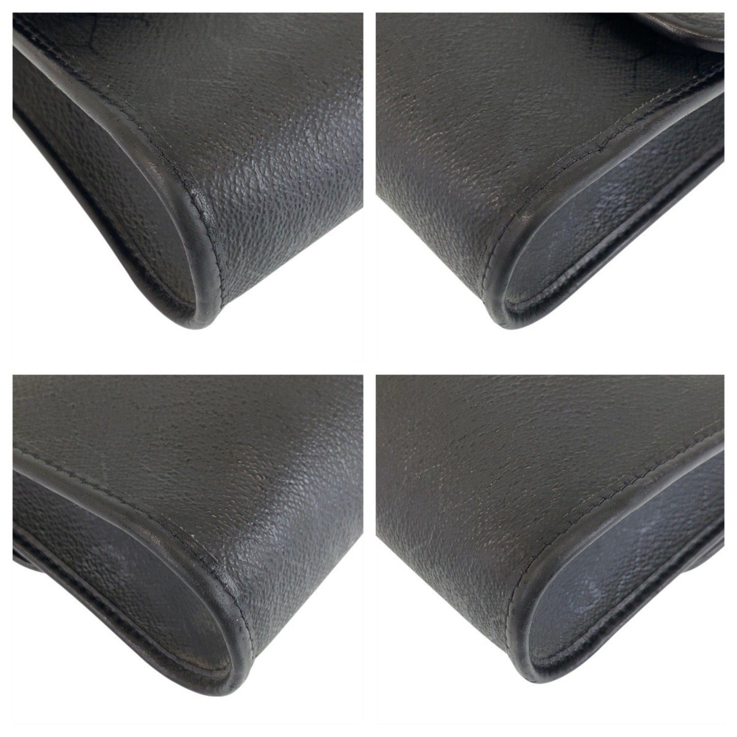 Christian Dior Black Pvc Leather Shoulder Bag ()