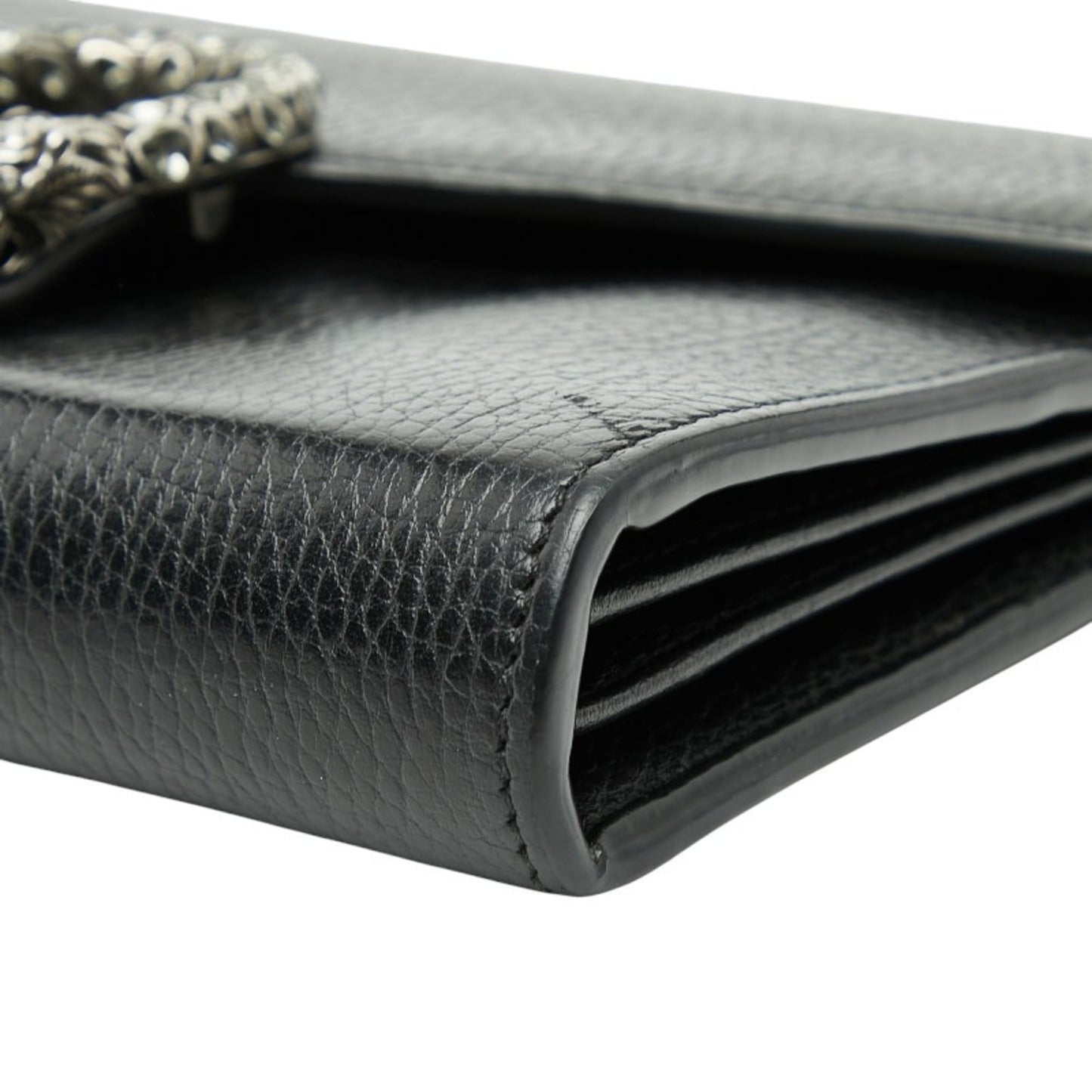 Gucci Black Leather Shoulder Bag ( )