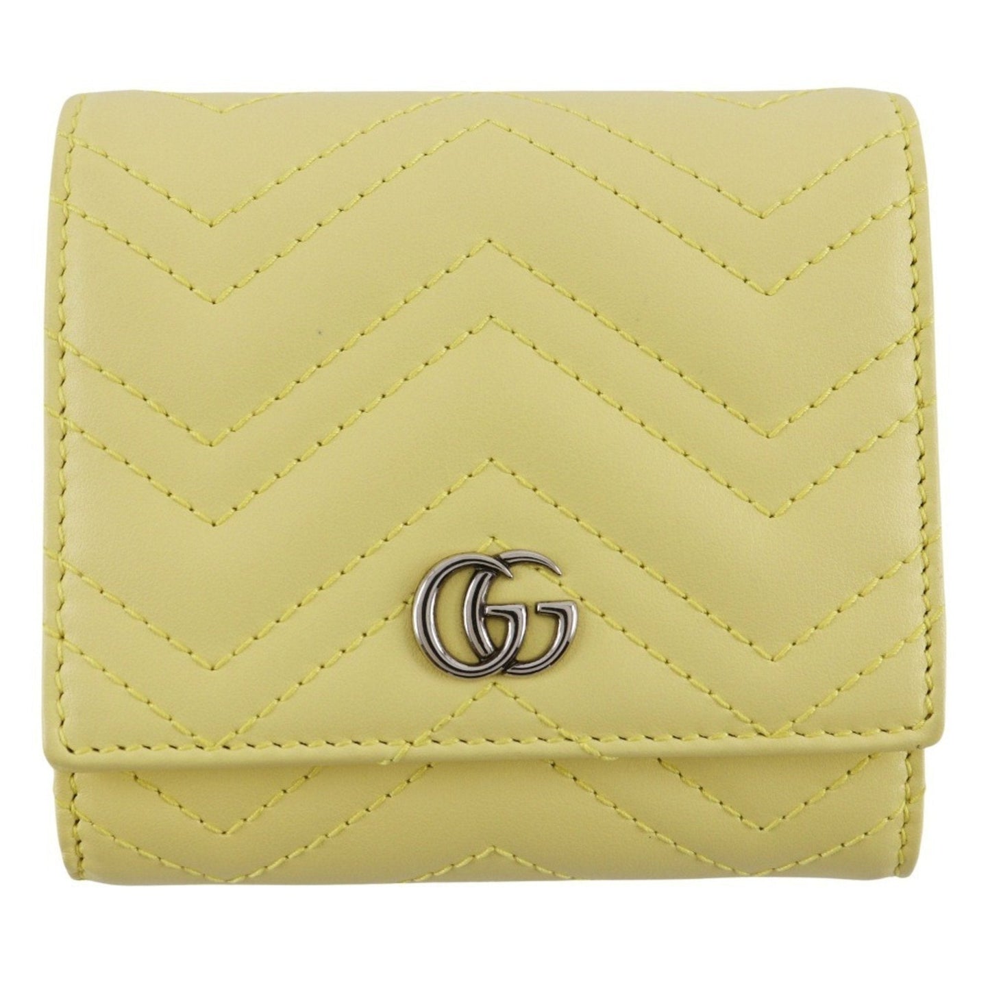 Gucci Yellow Leather Wallet (Bi-Fold) ( )