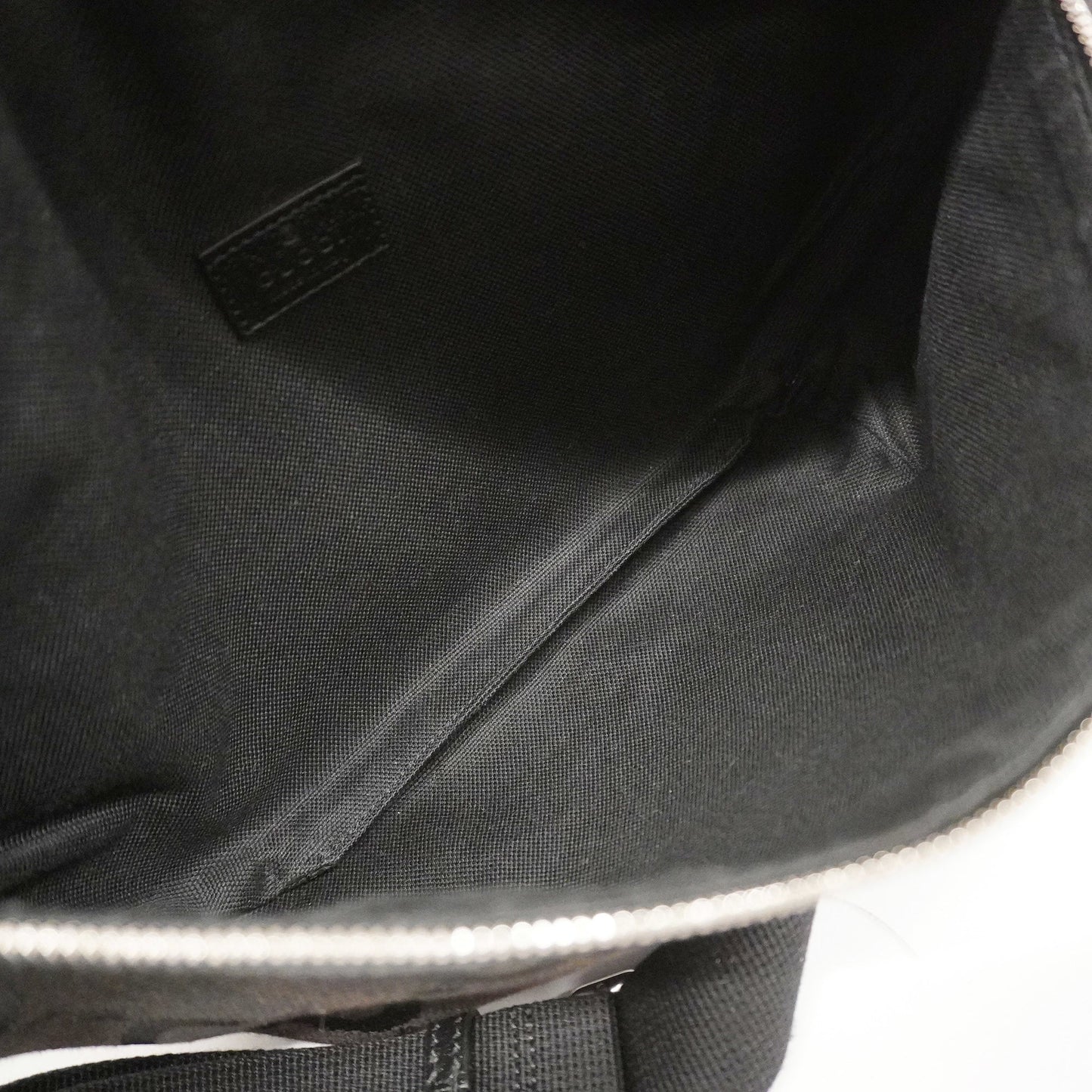 GUCCI Auth  Jumbo GG Jumbo GG 696031 Unisex Canvas Sling Bag Black