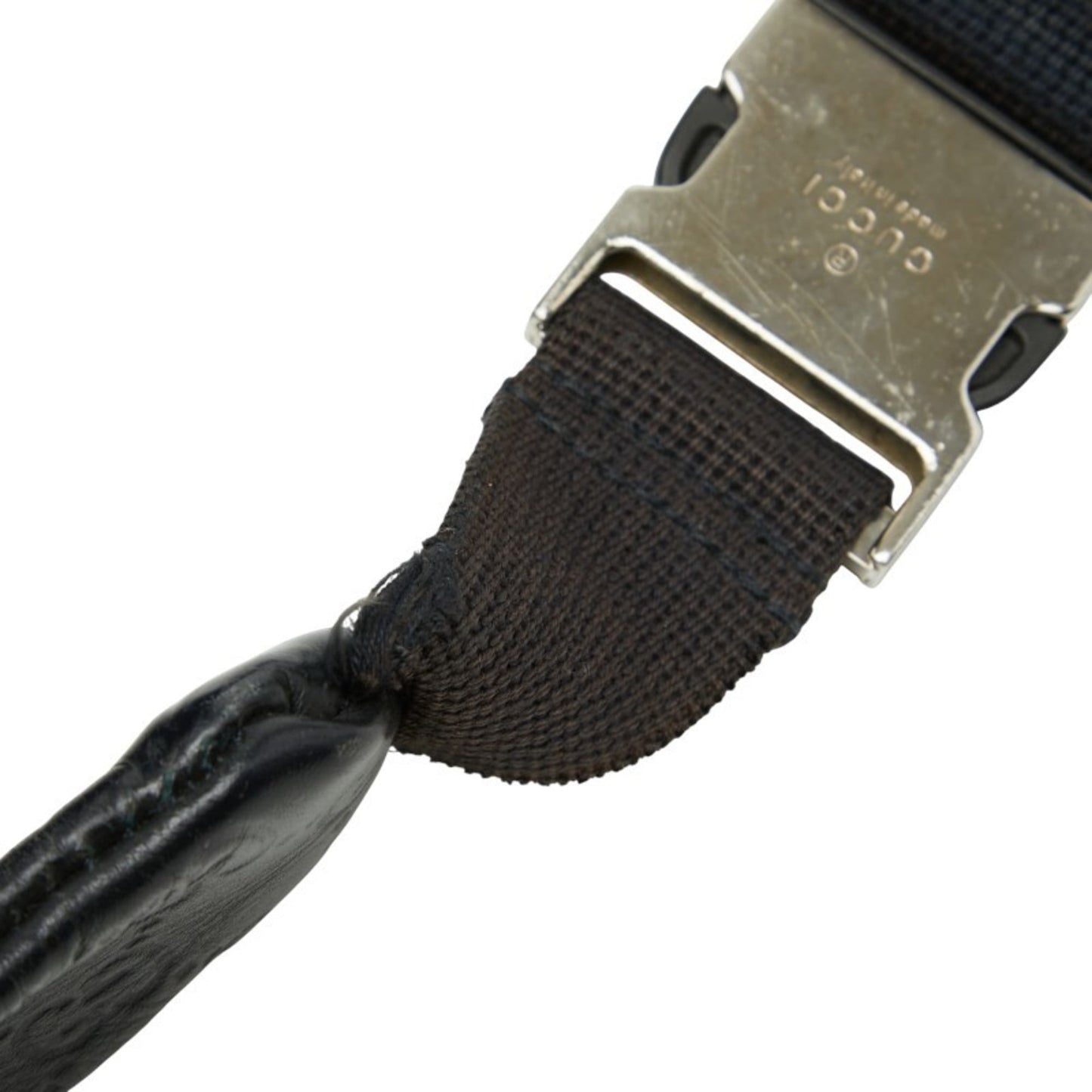 Gucci Black Leather Sling Bag ( )