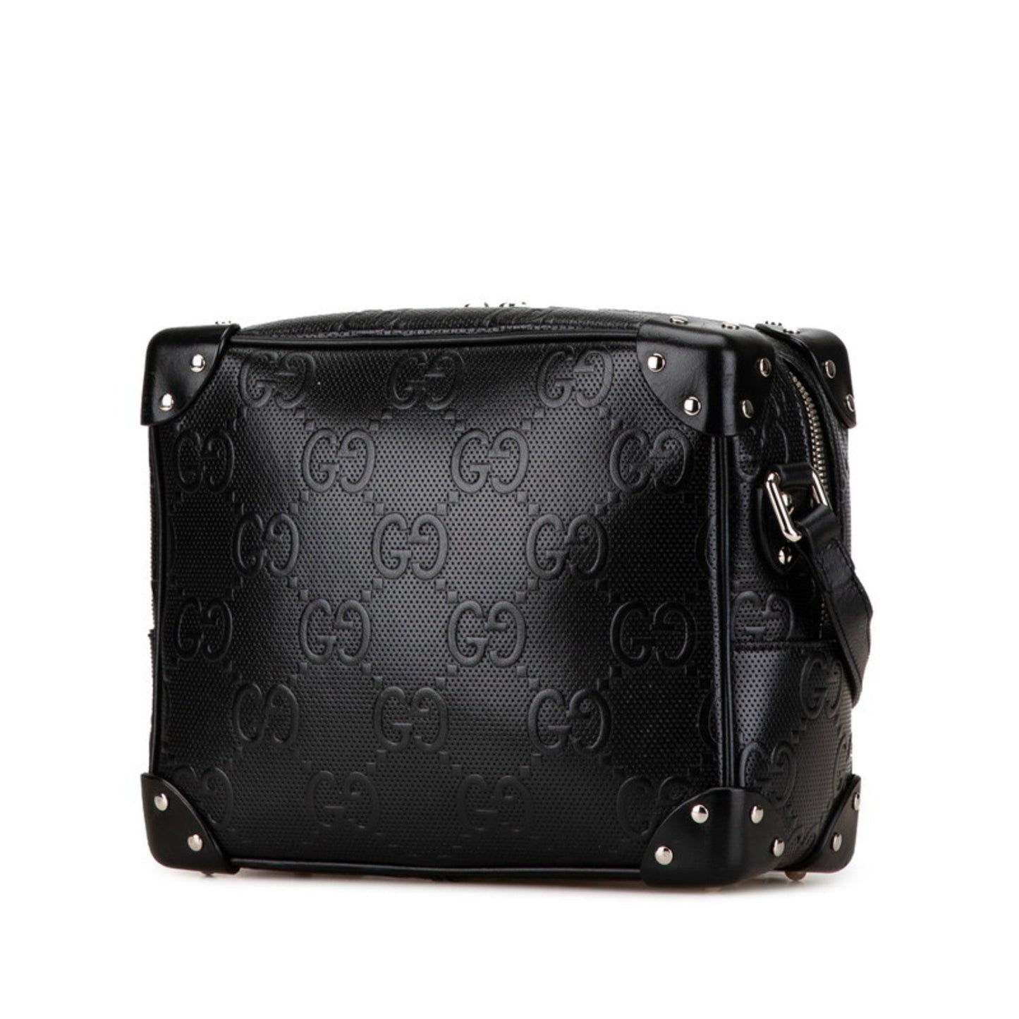 Gucci Black Leather Shoulder Bag ( )