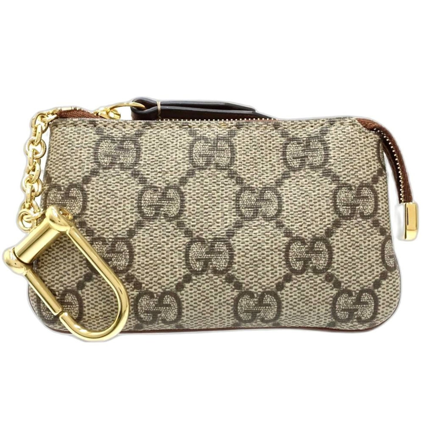 Gucci Brown Canvas Coin Purse/Coin Case ( )