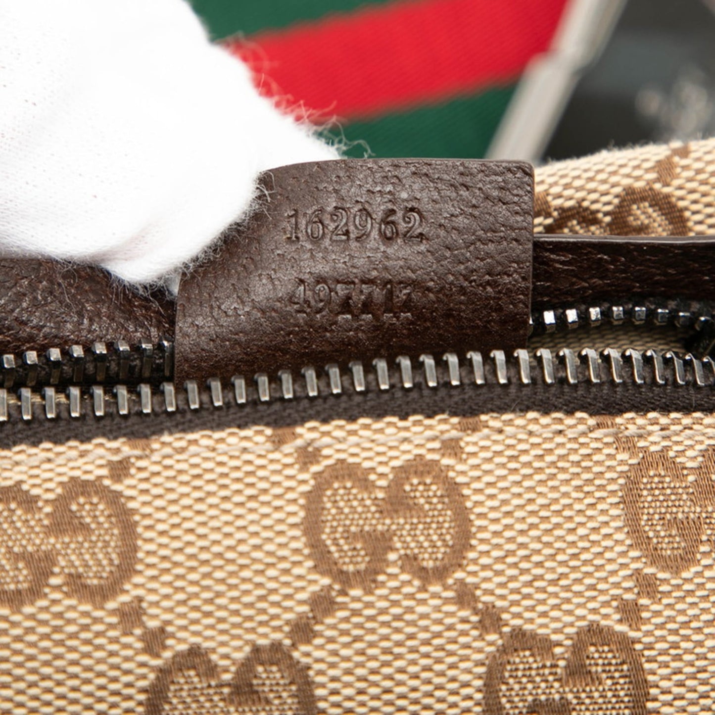 Gucci Beige Brown Canvas Leather Sling Bag ( )